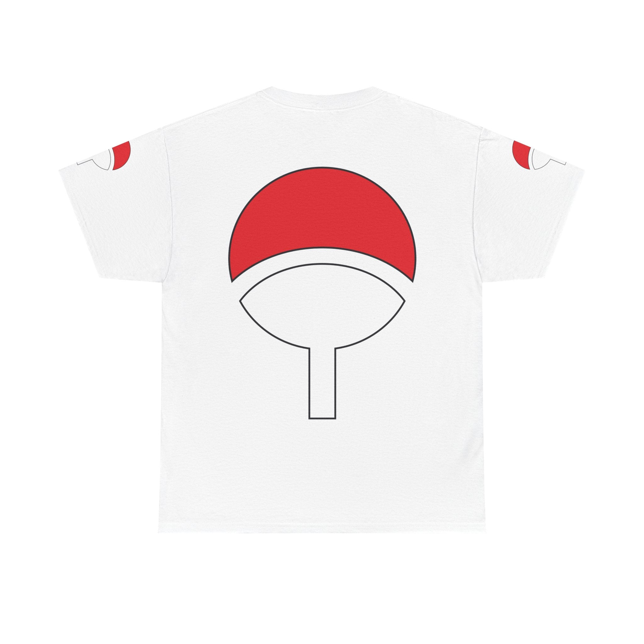 Graphic Anime Μπλούζα Sasuke – Premium Uchiha Clan Logo Tee