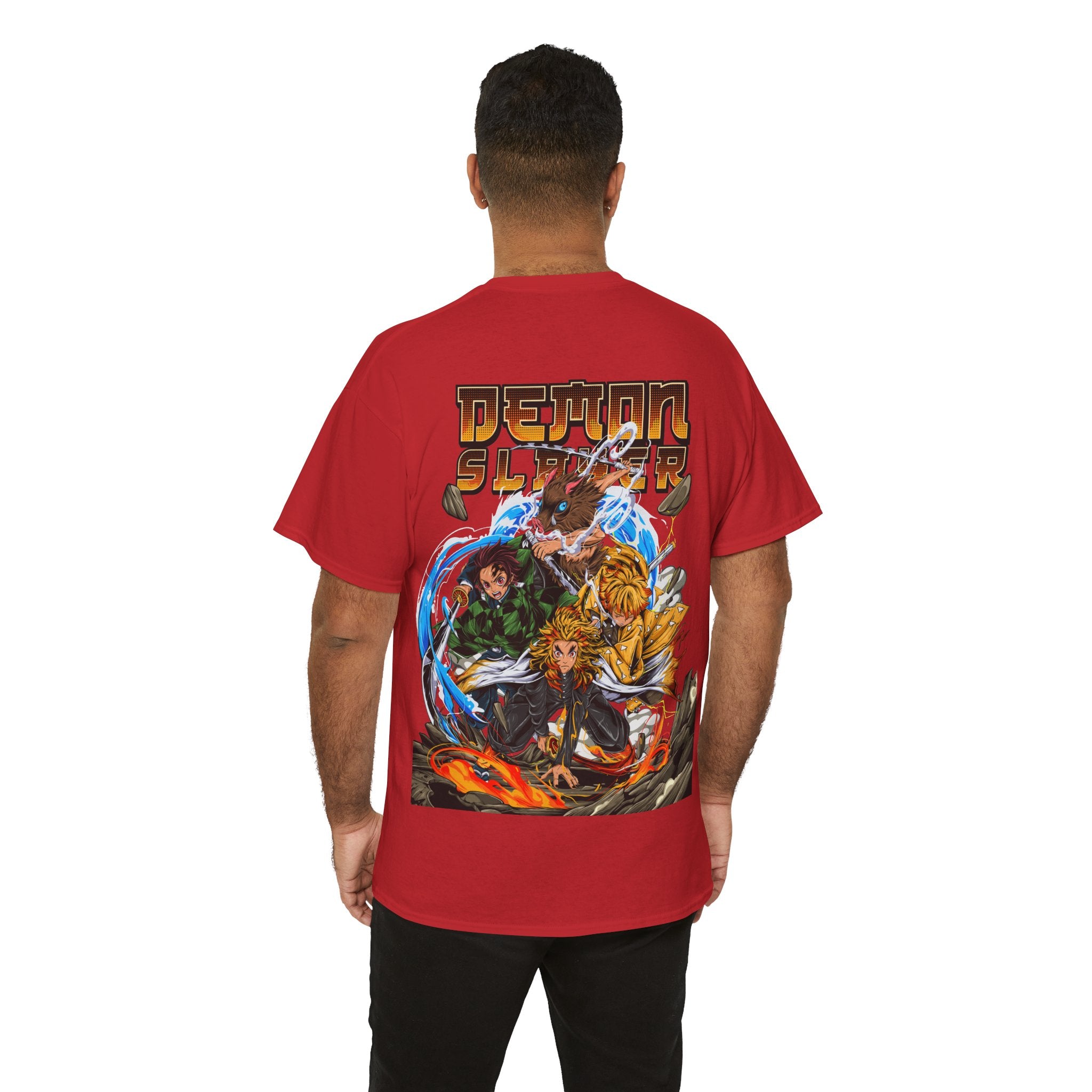 Anime T-Shirt "Demon Slayer Squad Battle" PlusVibe (Έως 5XL)