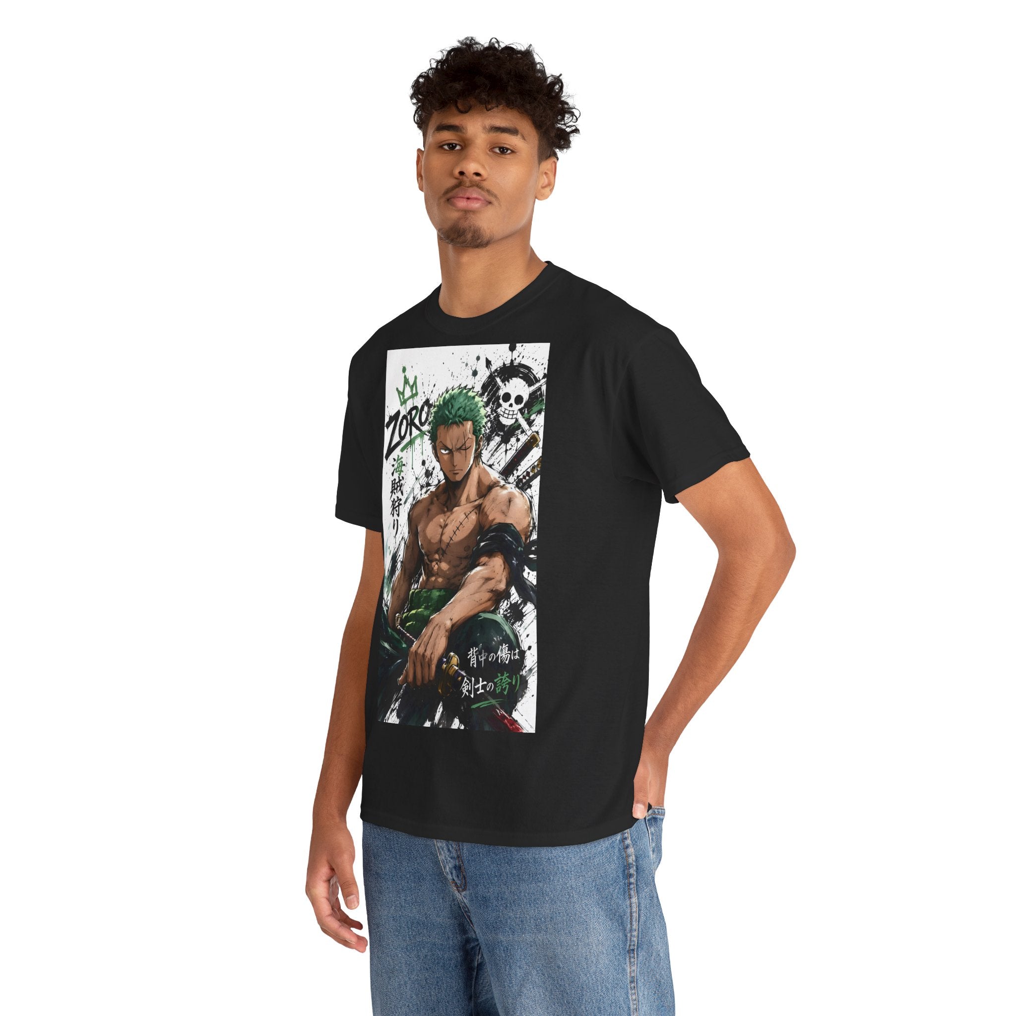Anime T-Shirt "Roronoa Zoro Streetwear" PlusVibe (Έως 5XL)