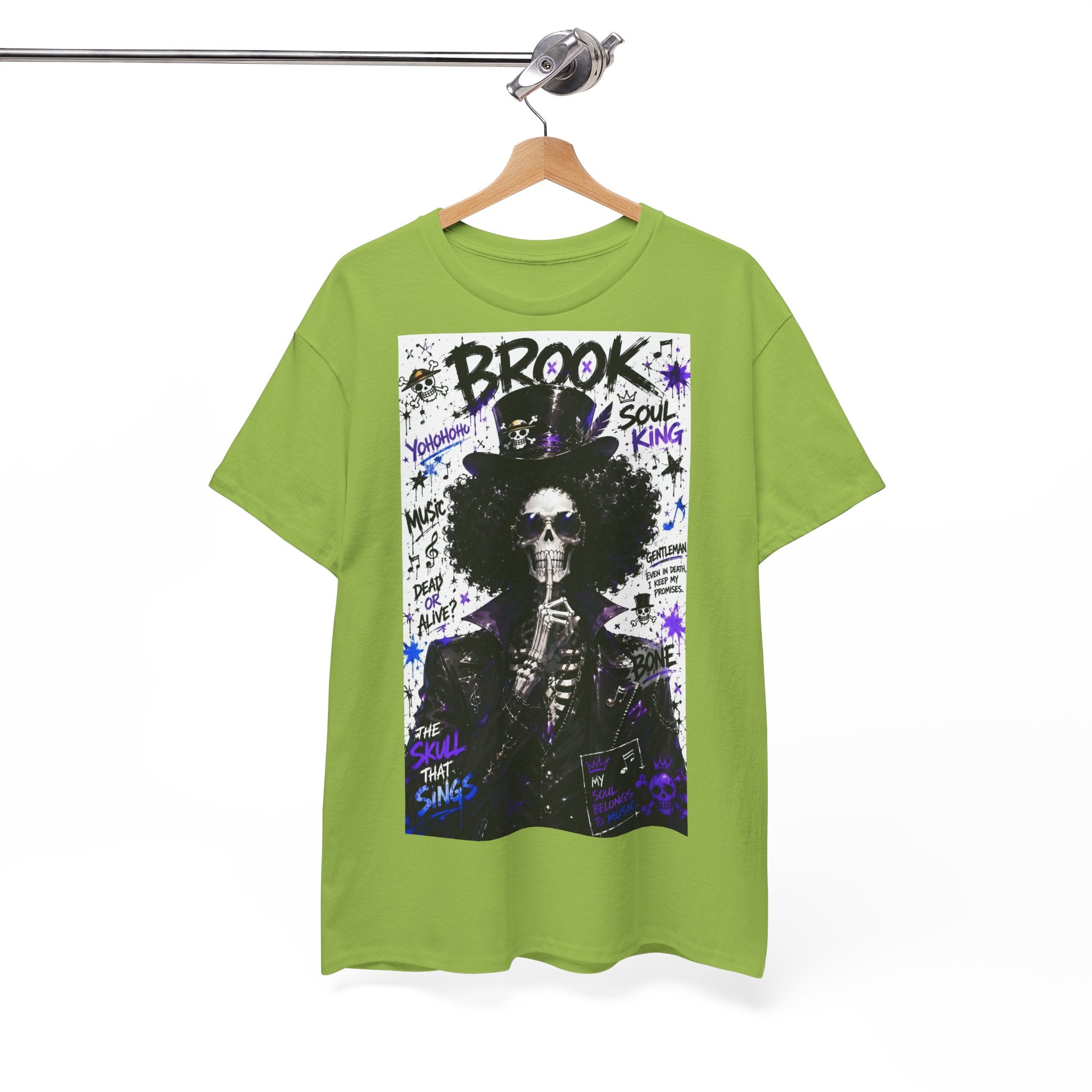 Anime T-Shirt "Soul King Brook Streetwear" PlusVibe (Έως 5XL)
