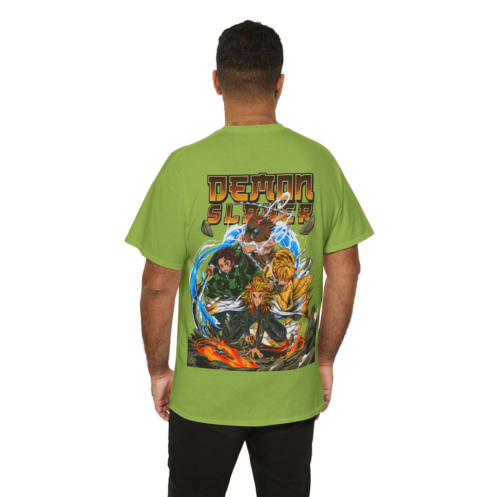 Anime T-Shirt "Demon Slayer Squad Battle" PlusVibe (Έως 5XL)