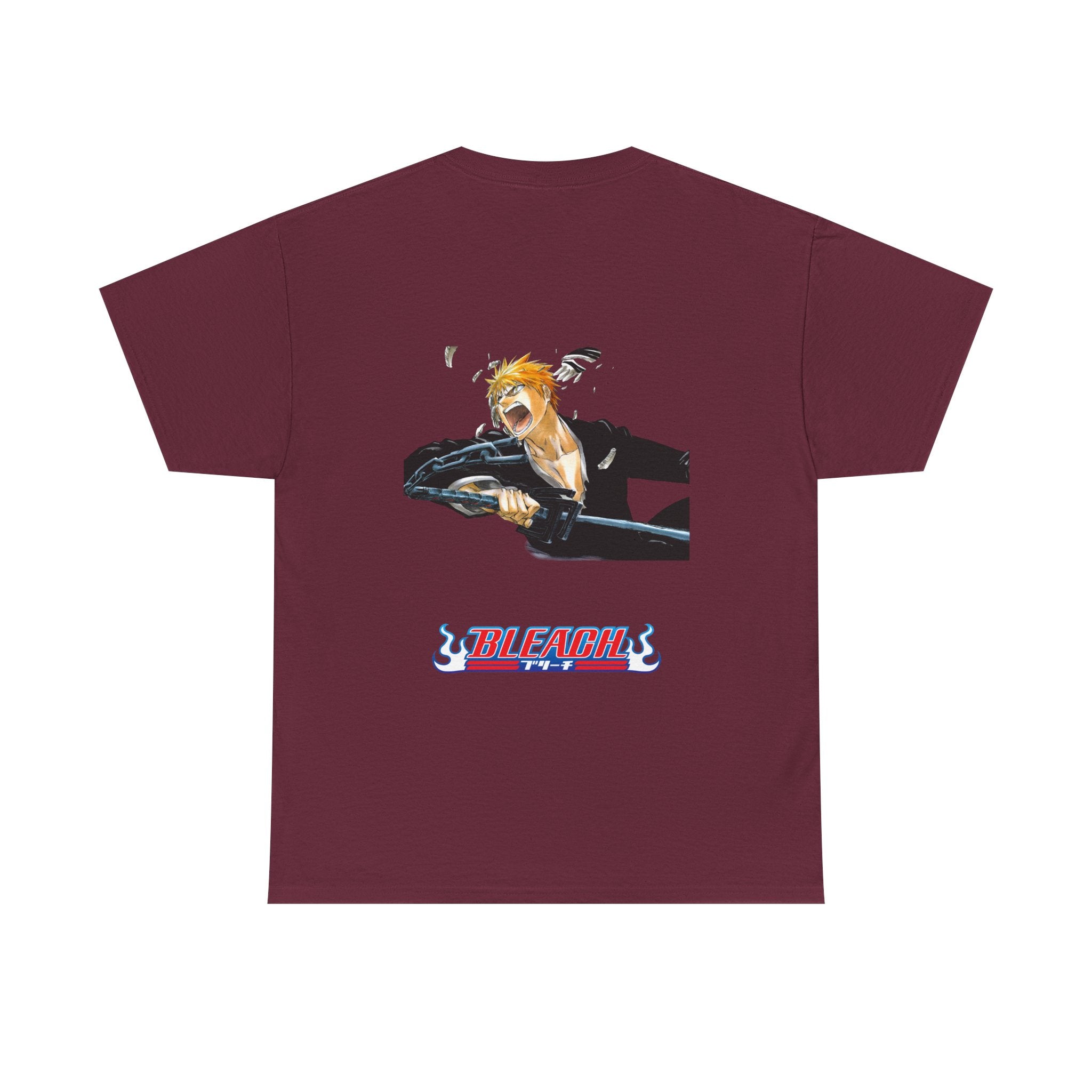 Graphic Anime Μπλούζα Bleach Retro Logo – Vintage Back Print
