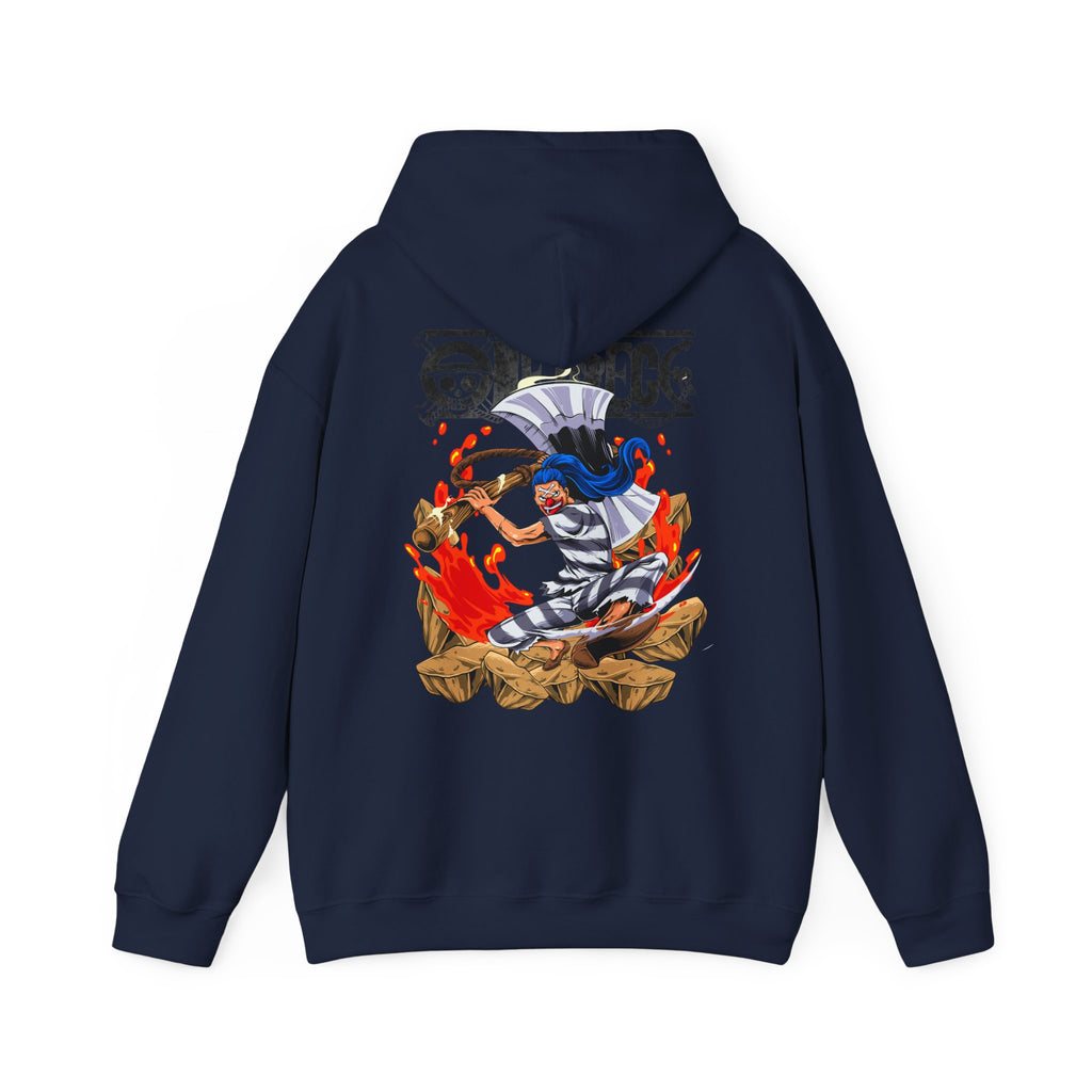 Oversized Anime Φούτερ "Buggy Flashy Yonko" PlusVibe (Έως 5XL)