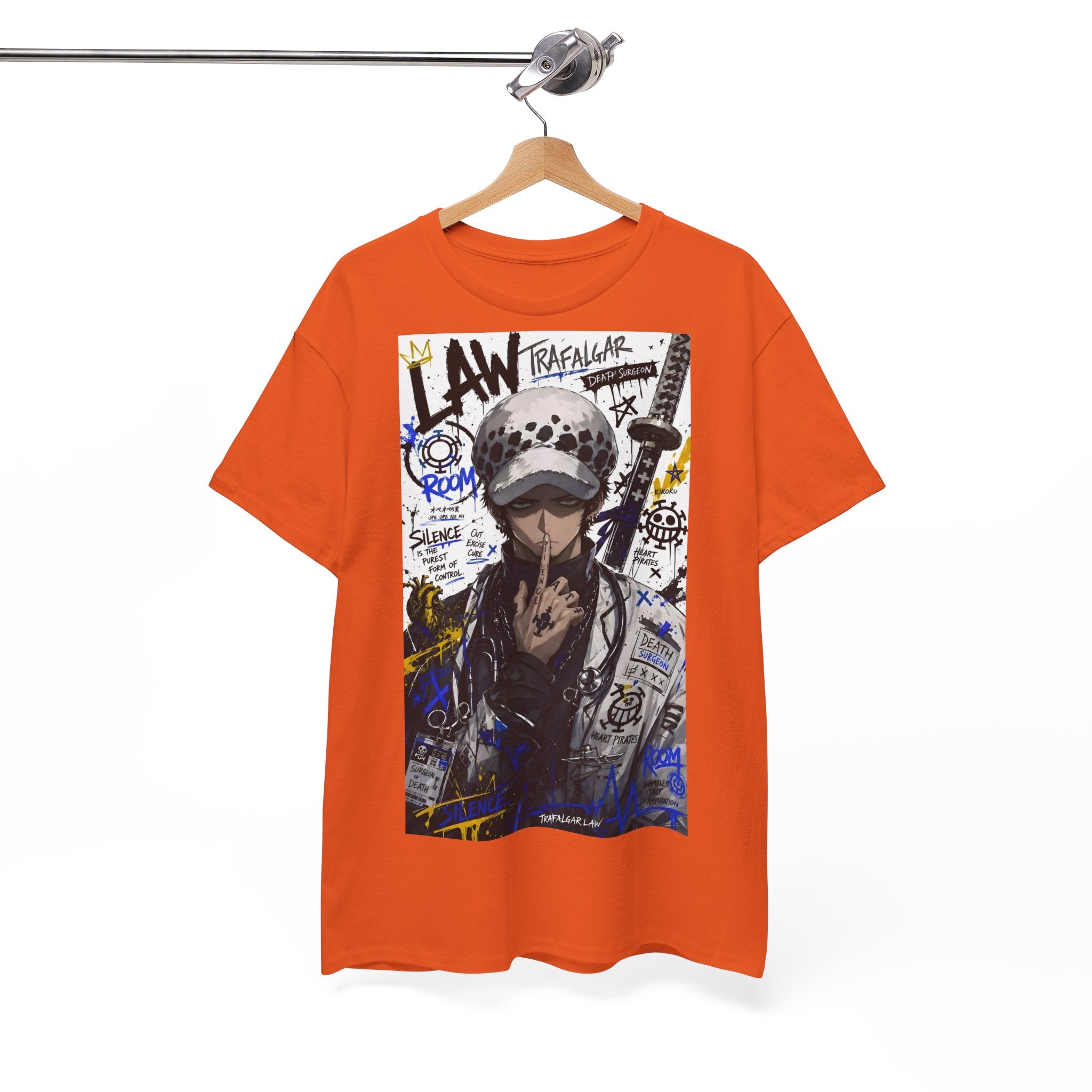 Anime T-Shirt "Trafalgar Law Streetwear" PlusVibe (Έως 5XL)