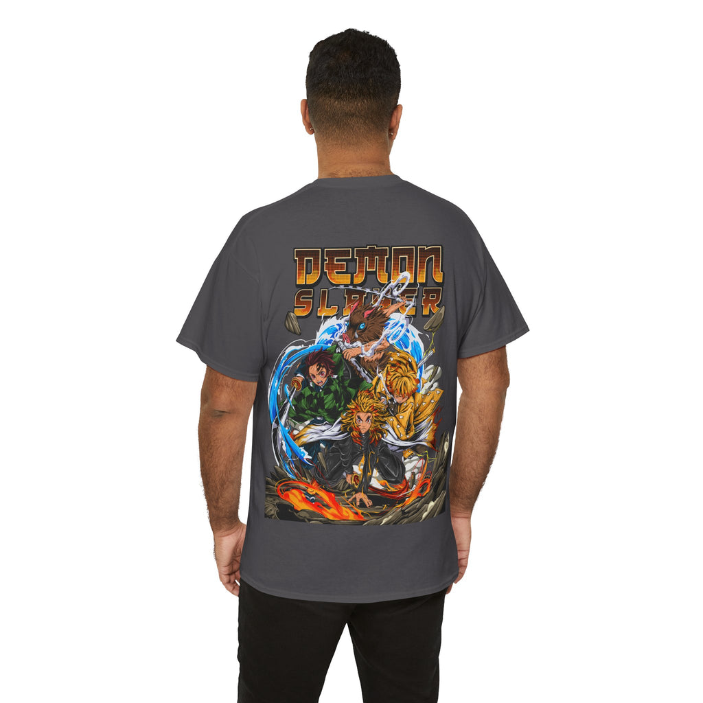 Anime T-Shirt "Demon Slayer Squad Battle" PlusVibe (Έως 5XL)