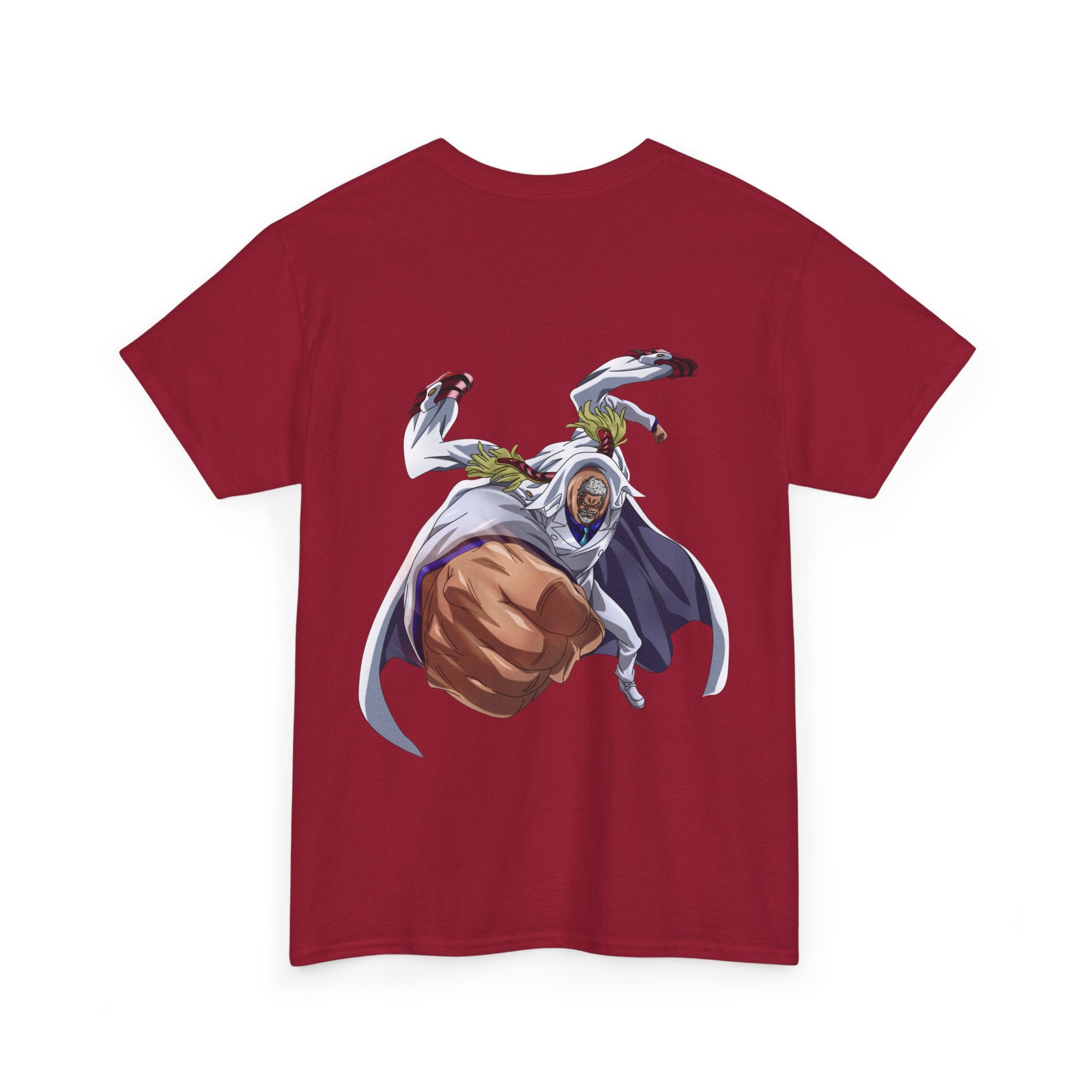 Anime T-Shirt "Garp Hero of Marines" Backprint PlusVibe (Έως 5XL