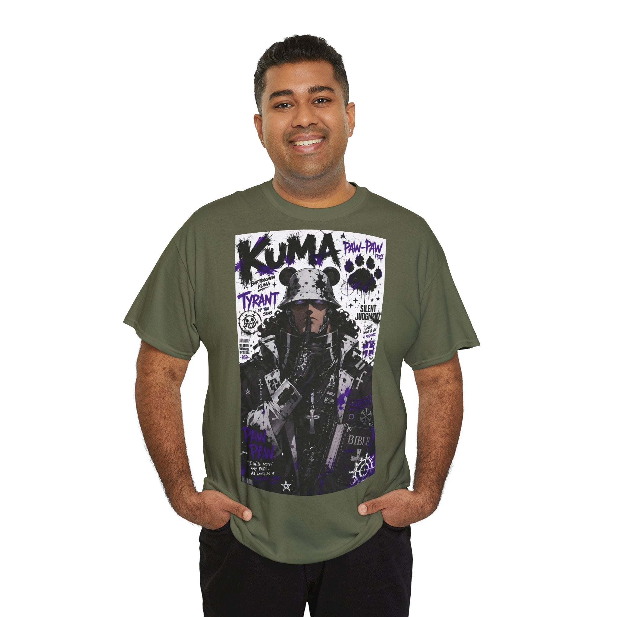 Anime T-Shirt "Bartholomew Kuma Streetwear" PlusVibe (Έως 5XL)