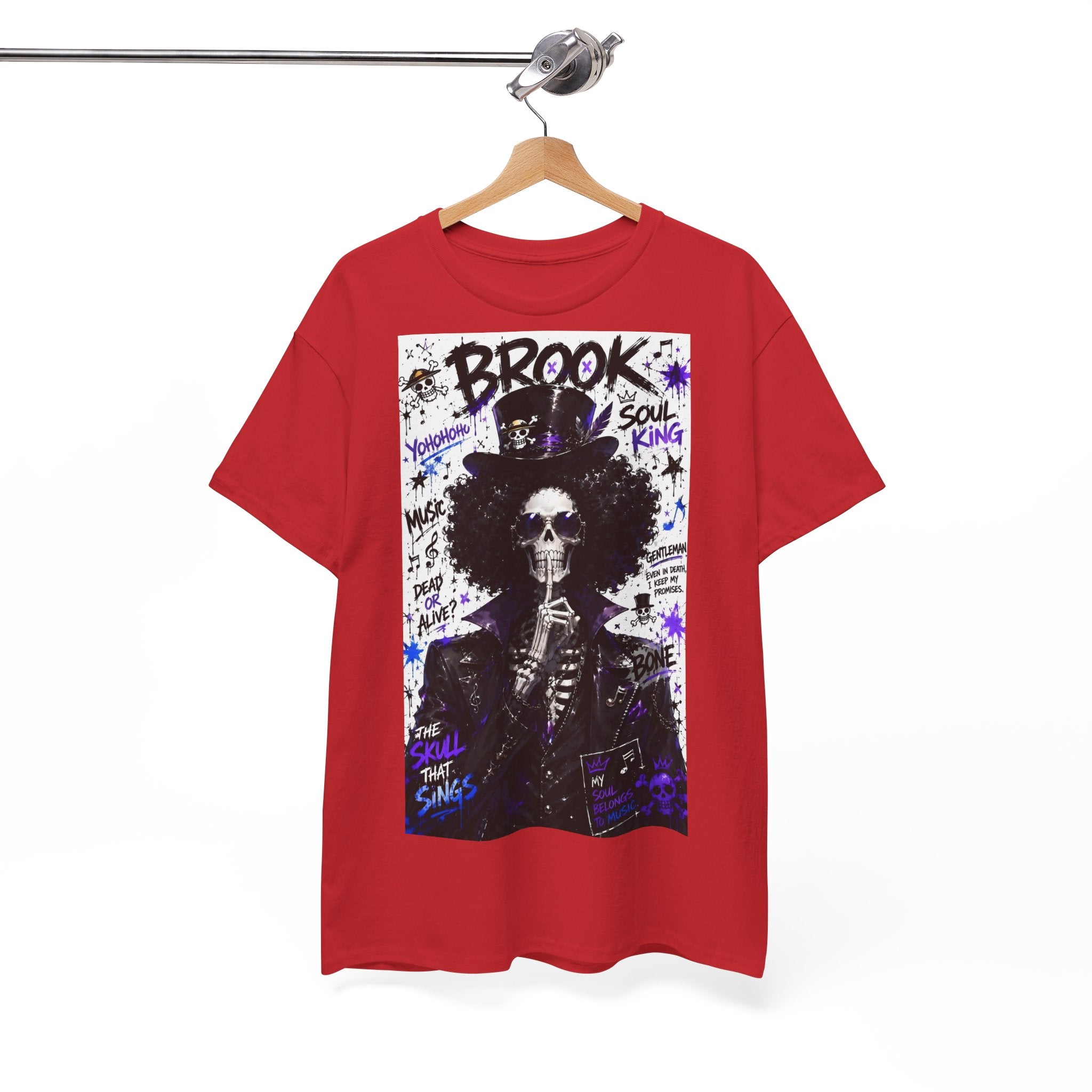 Anime T-Shirt "Soul King Brook Streetwear" PlusVibe (Έως 5XL)