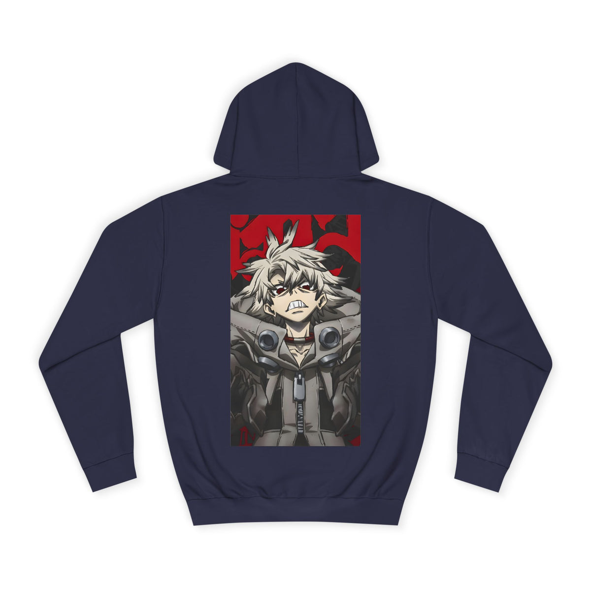 Anime Hoodie "Rudo Crimson Rage" PlusVibe (Έως 5XL)