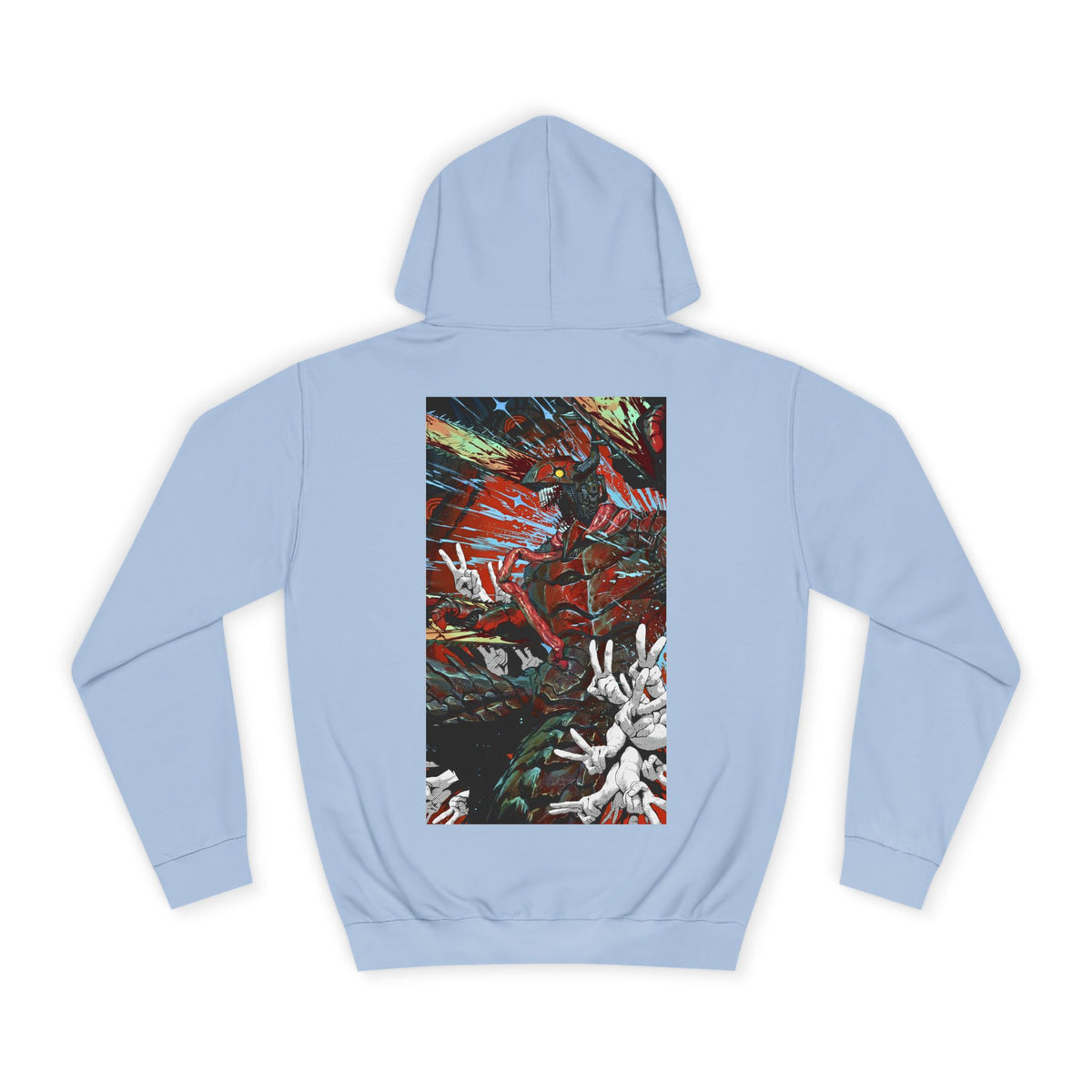 Anime Hoodie "Denji Demon Final Form" PlusVibe (Έως 5XL)
