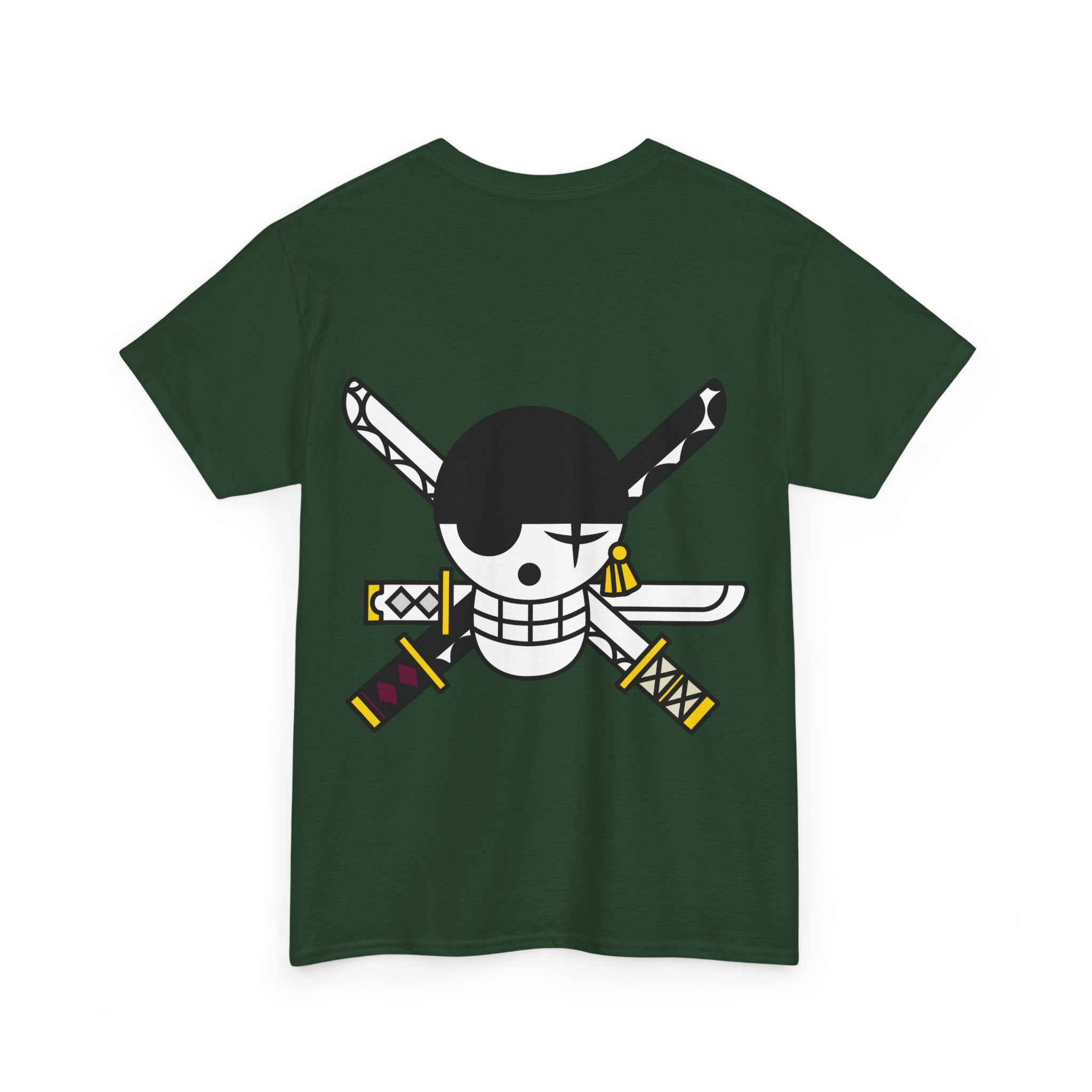 Anime T-Shirt "Zoro Jolly Roger" Backprint PlusVibe (Έως 5XL)