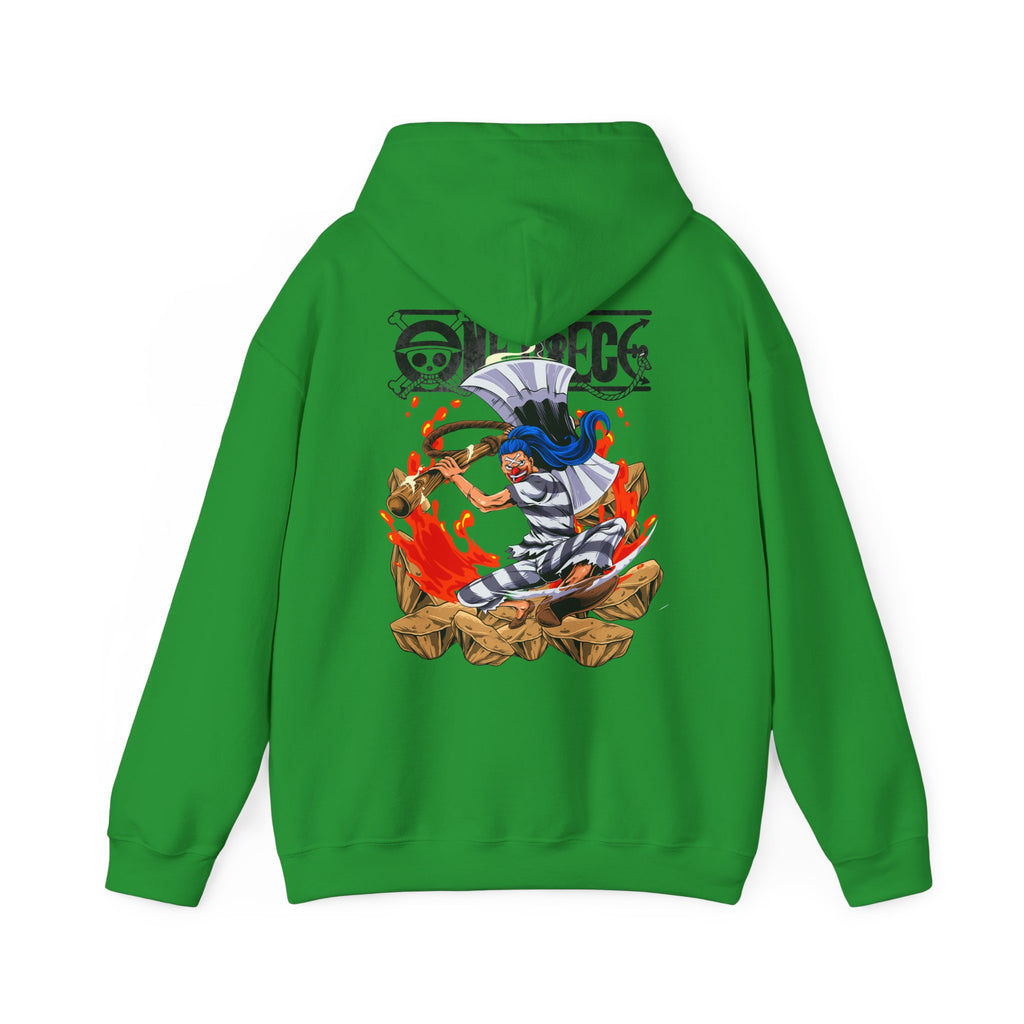 Oversized Anime Φούτερ "Buggy Flashy Yonko" PlusVibe (Έως 5XL)