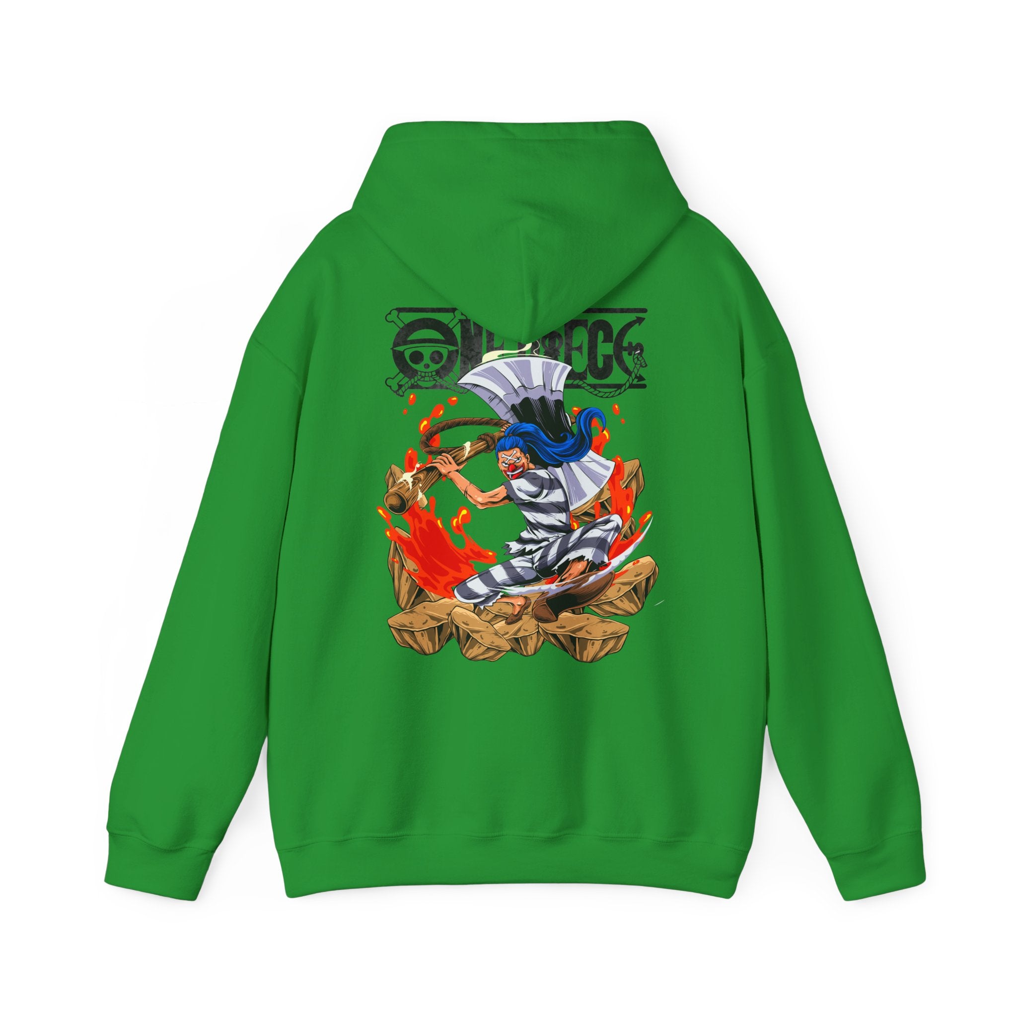 Oversized Anime Φούτερ "Buggy Flashy Yonko" PlusVibe (Έως 5XL)