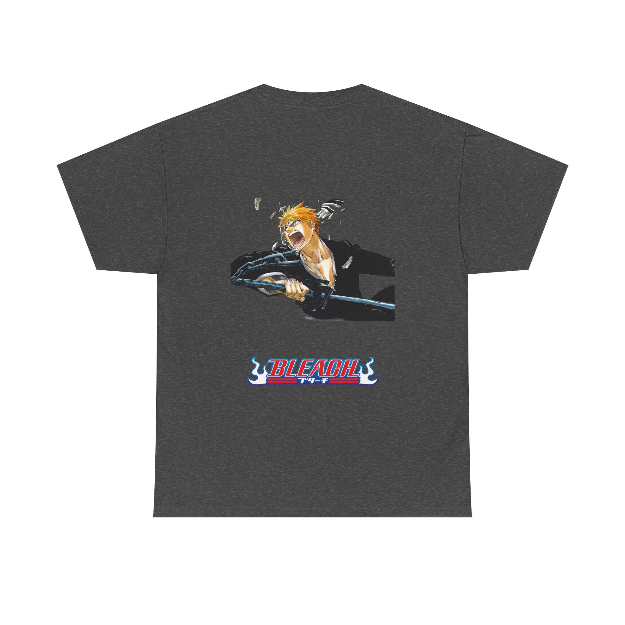 Graphic Anime Μπλούζα Bleach Retro Logo – Vintage Back Print