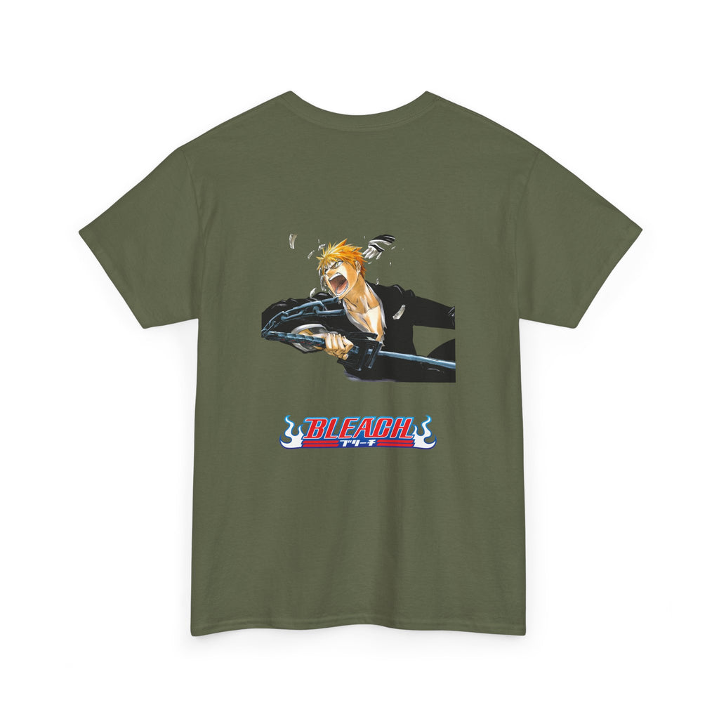 Graphic Anime Μπλούζα Bleach Retro Logo – Vintage Back Print