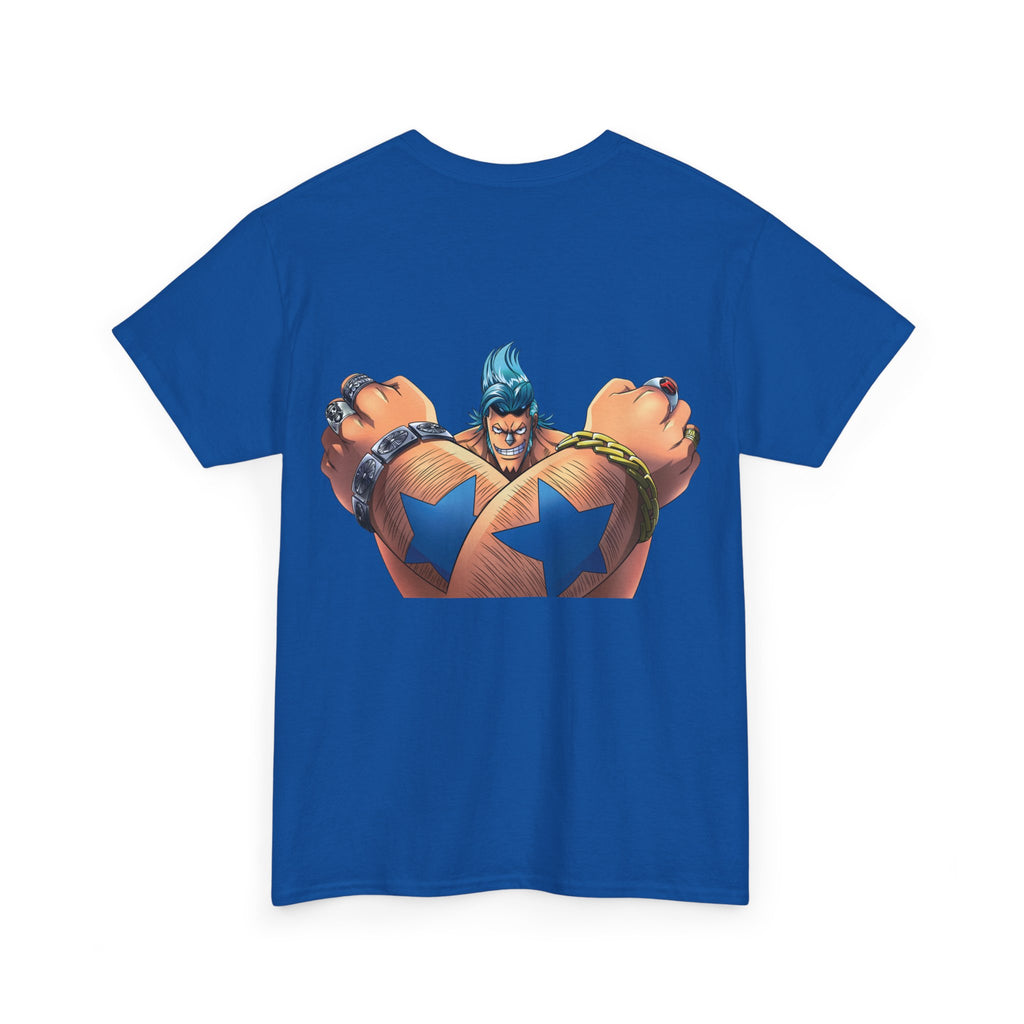 Graphic Anime Μπλούζα Franky – Retro Chest & Back Print