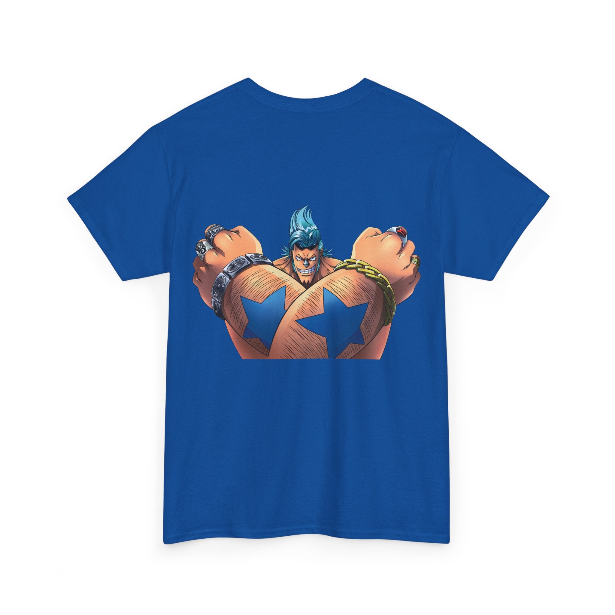 Graphic Anime Μπλούζα Franky – Retro Chest & Back Print