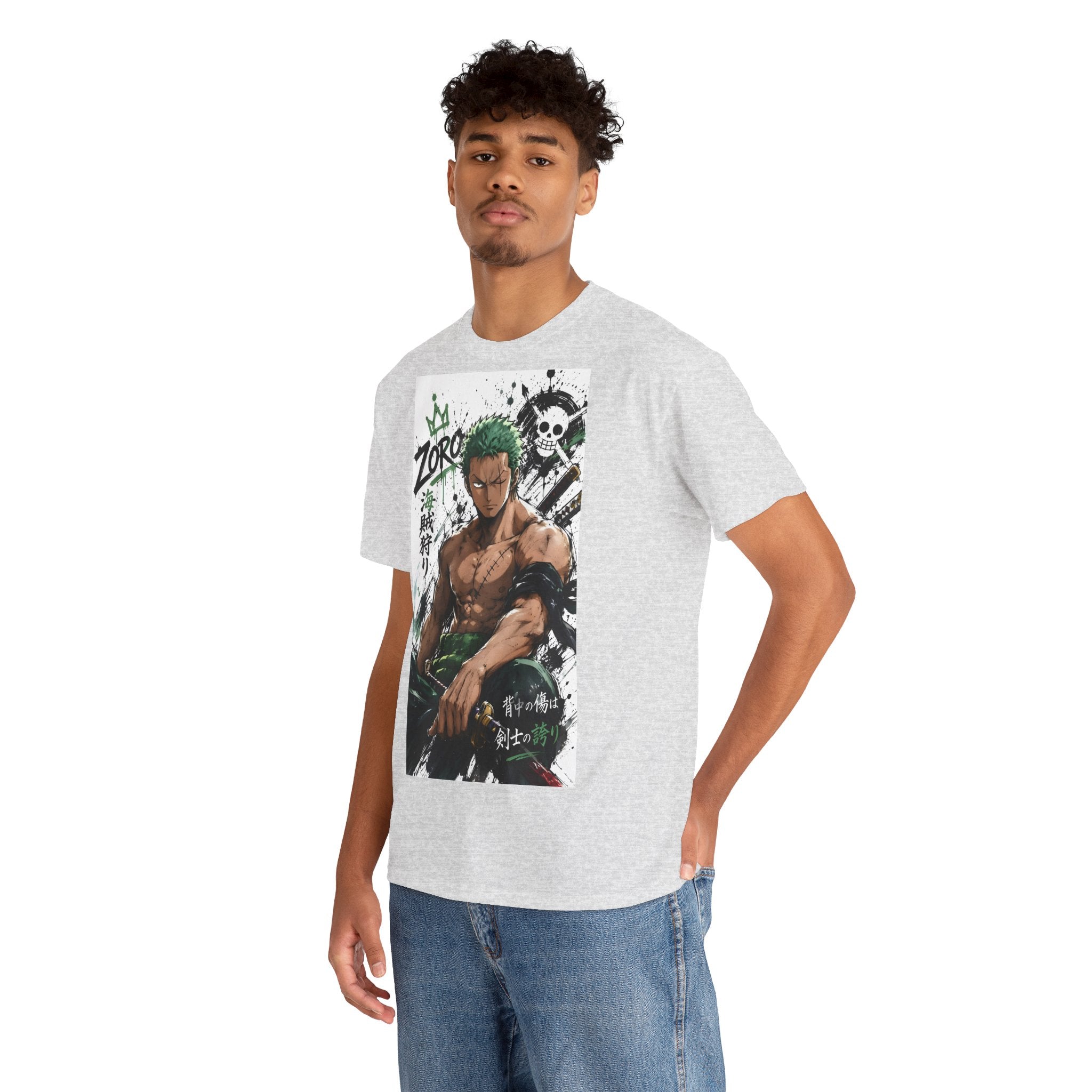 Anime T-Shirt "Roronoa Zoro Streetwear" PlusVibe (Έως 5XL)