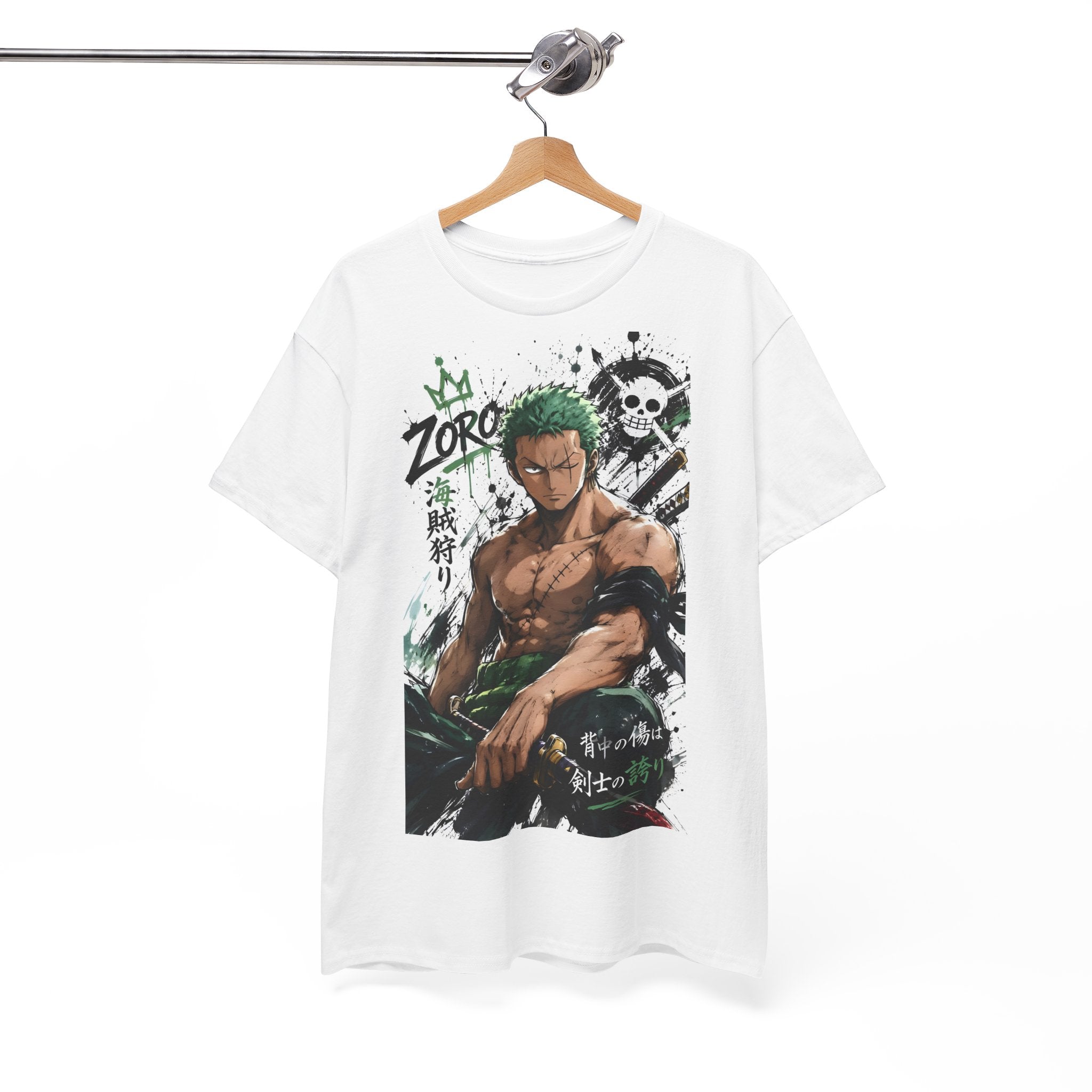 Anime T-Shirt "Roronoa Zoro Streetwear" PlusVibe (Έως 5XL)
