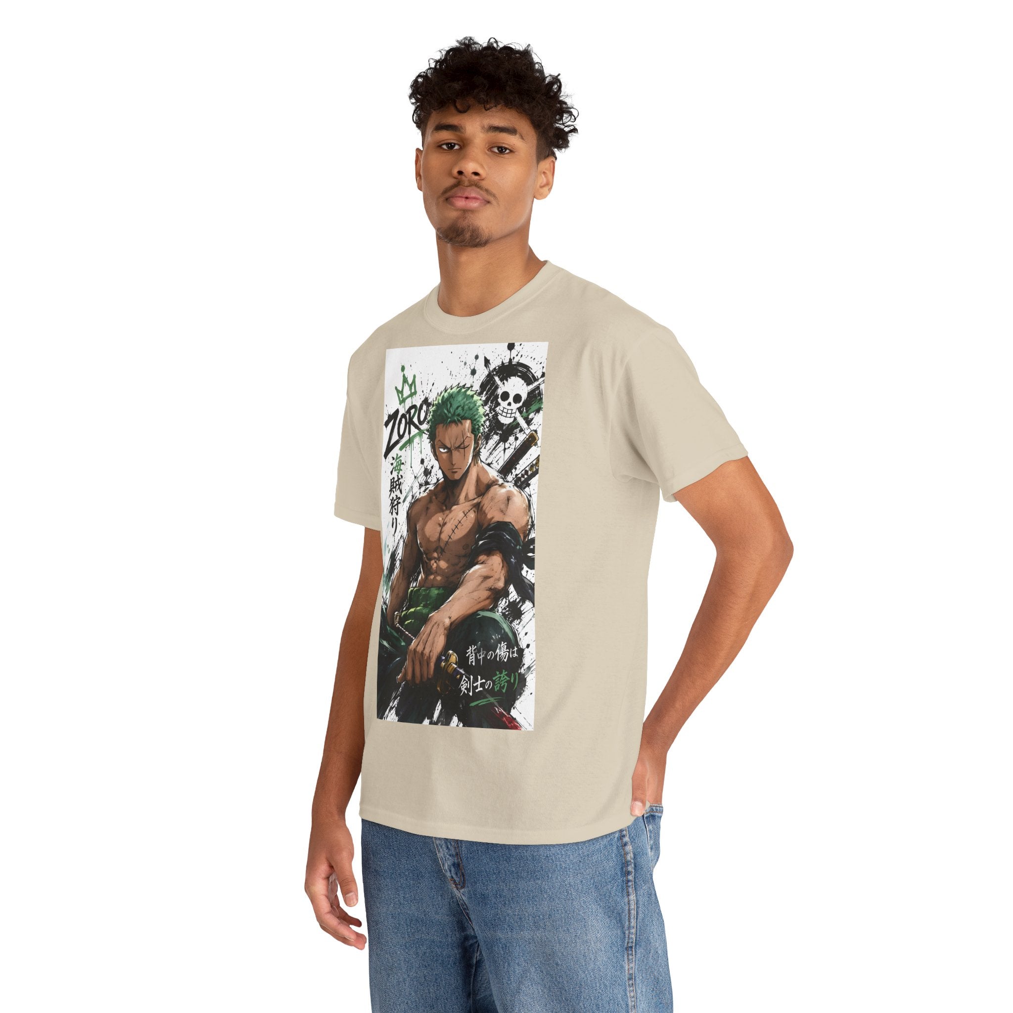 Anime T-Shirt "Roronoa Zoro Streetwear" PlusVibe (Έως 5XL)