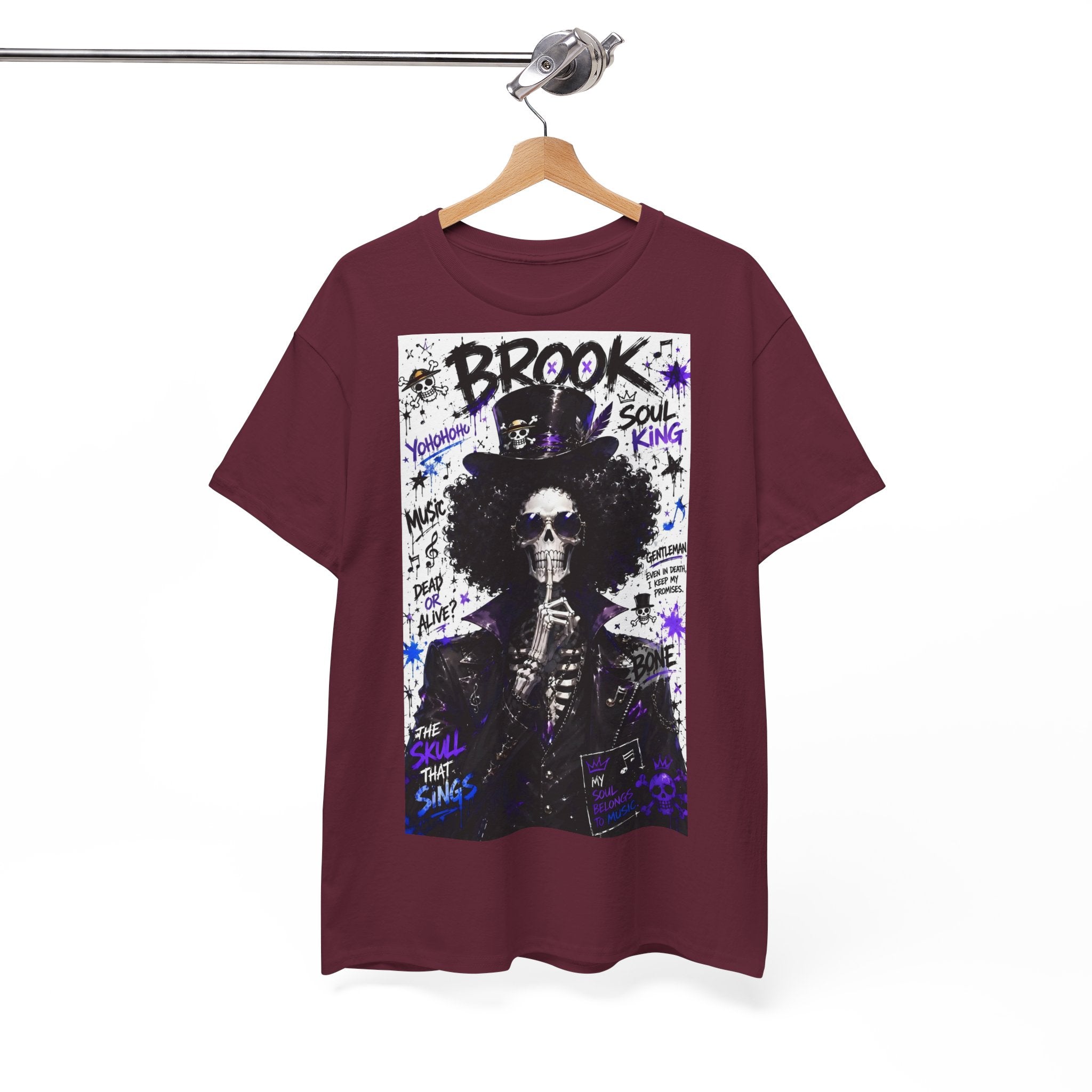 Anime T-Shirt "Soul King Brook Streetwear" PlusVibe (Έως 5XL)