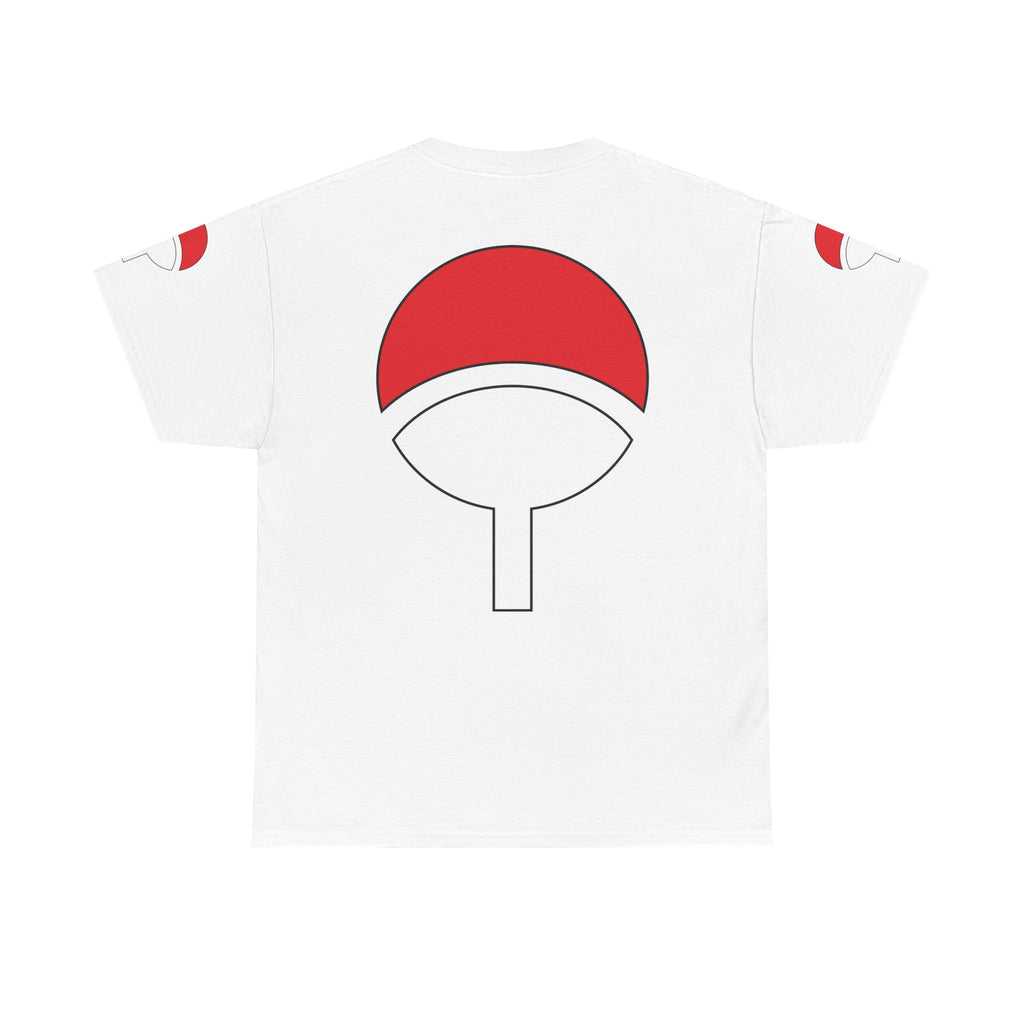 Graphic Anime Μπλούζα Sasuke – Premium Uchiha Clan Logo Tee