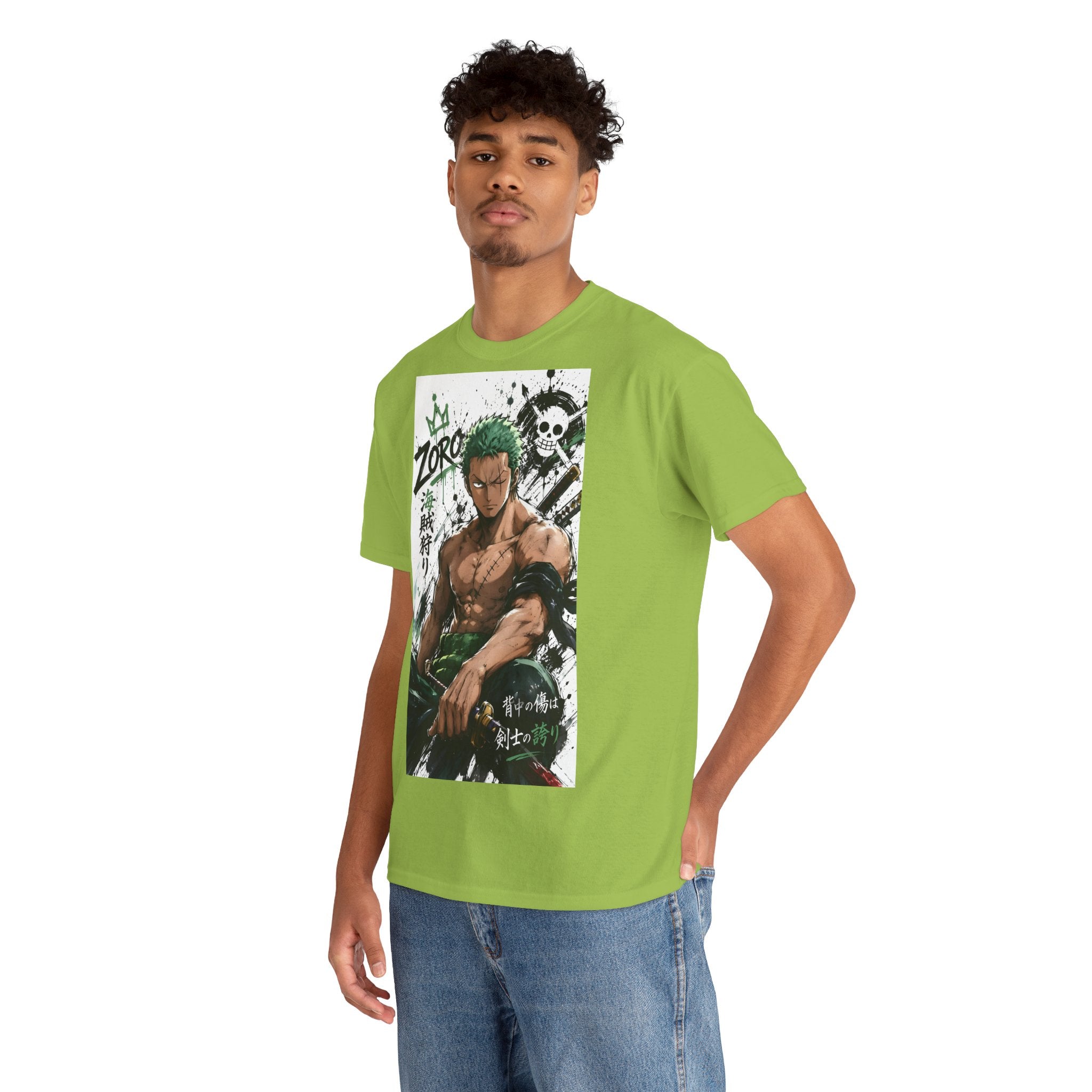 Anime T-Shirt "Roronoa Zoro Streetwear" PlusVibe (Έως 5XL)