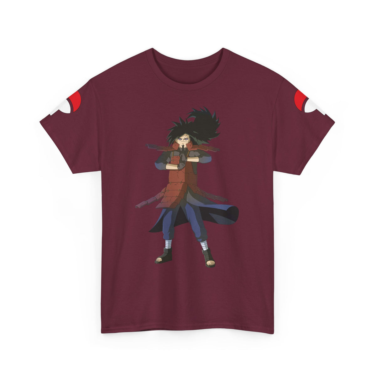 Graphic Anime Μπλούζα Madara – Premium Red Uchiha Symbol Tee