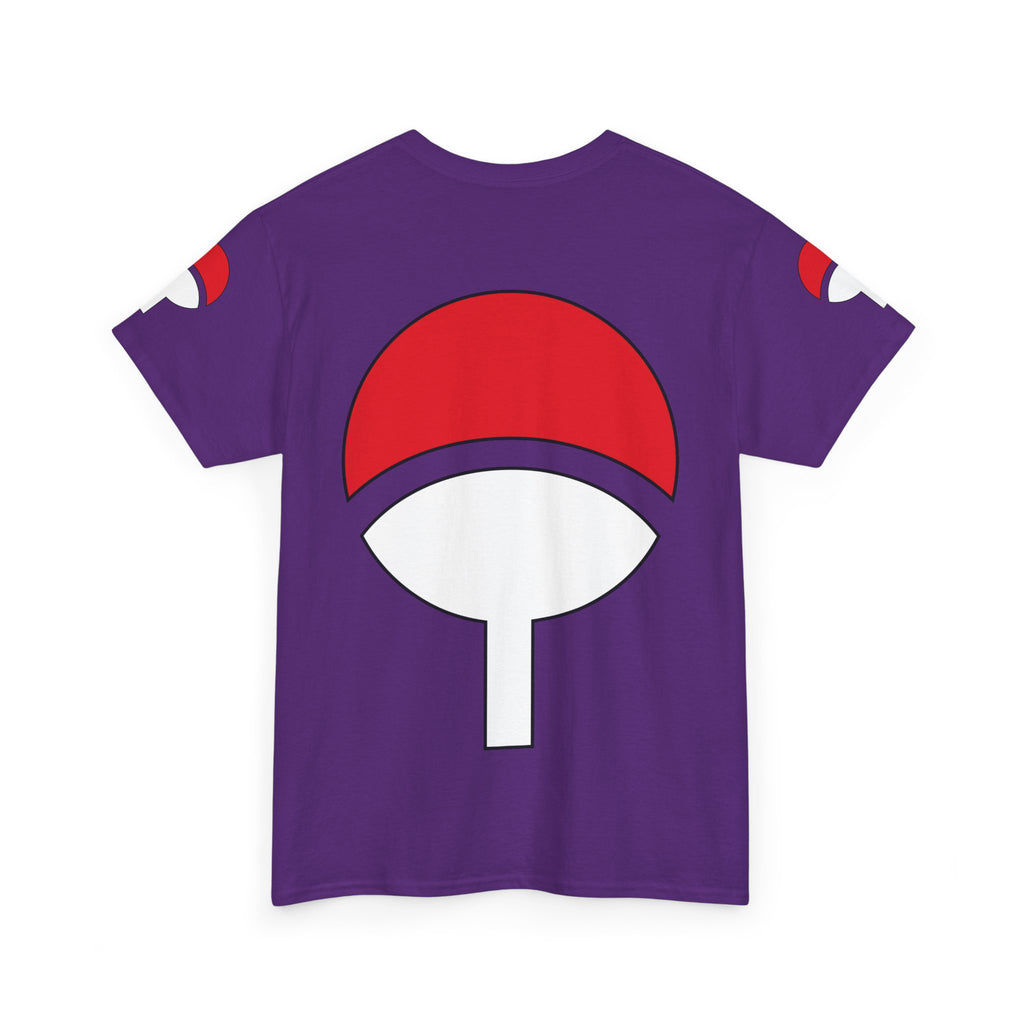Graphic Anime Μπλούζα Sasuke – Premium Uchiha Clan Logo Tee