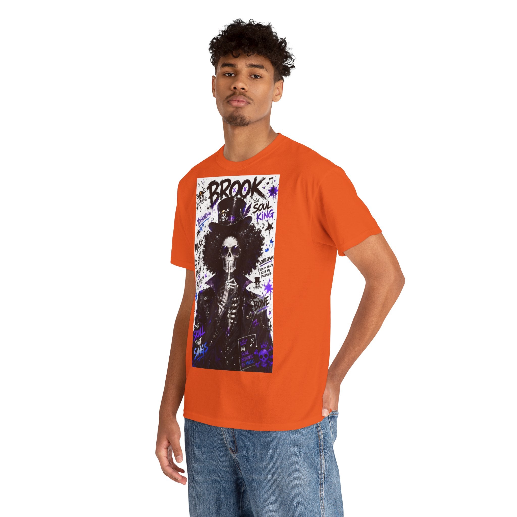 Anime T-Shirt "Soul King Brook Streetwear" PlusVibe (Έως 5XL)