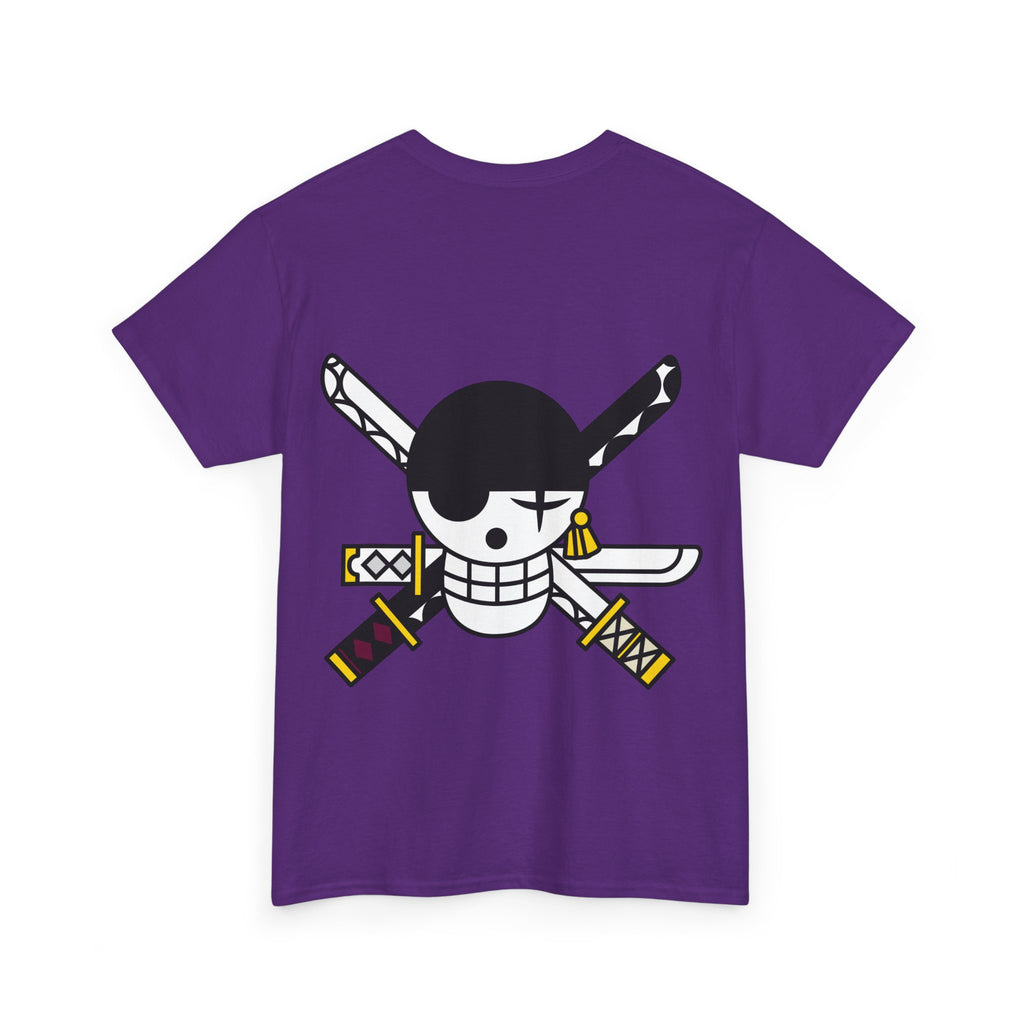 Anime T-Shirt "Zoro Jolly Roger" Backprint PlusVibe (Έως 5XL)