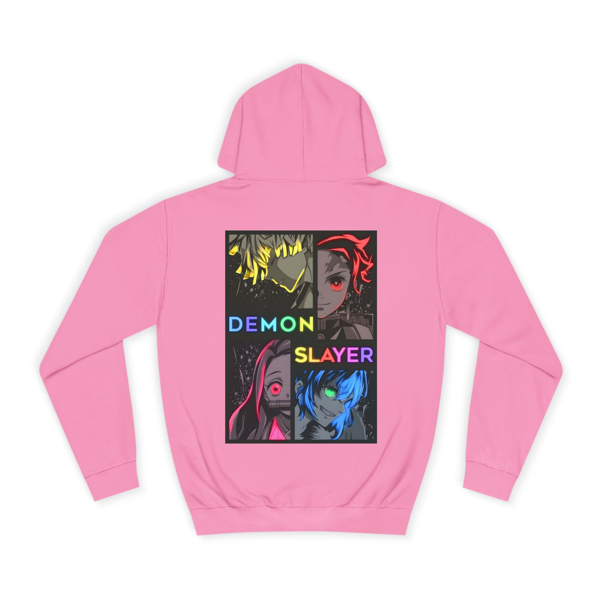 Anime Hoodie "Demon Slayer Neon Quadrant" PlusVibe (Έως 5XL)