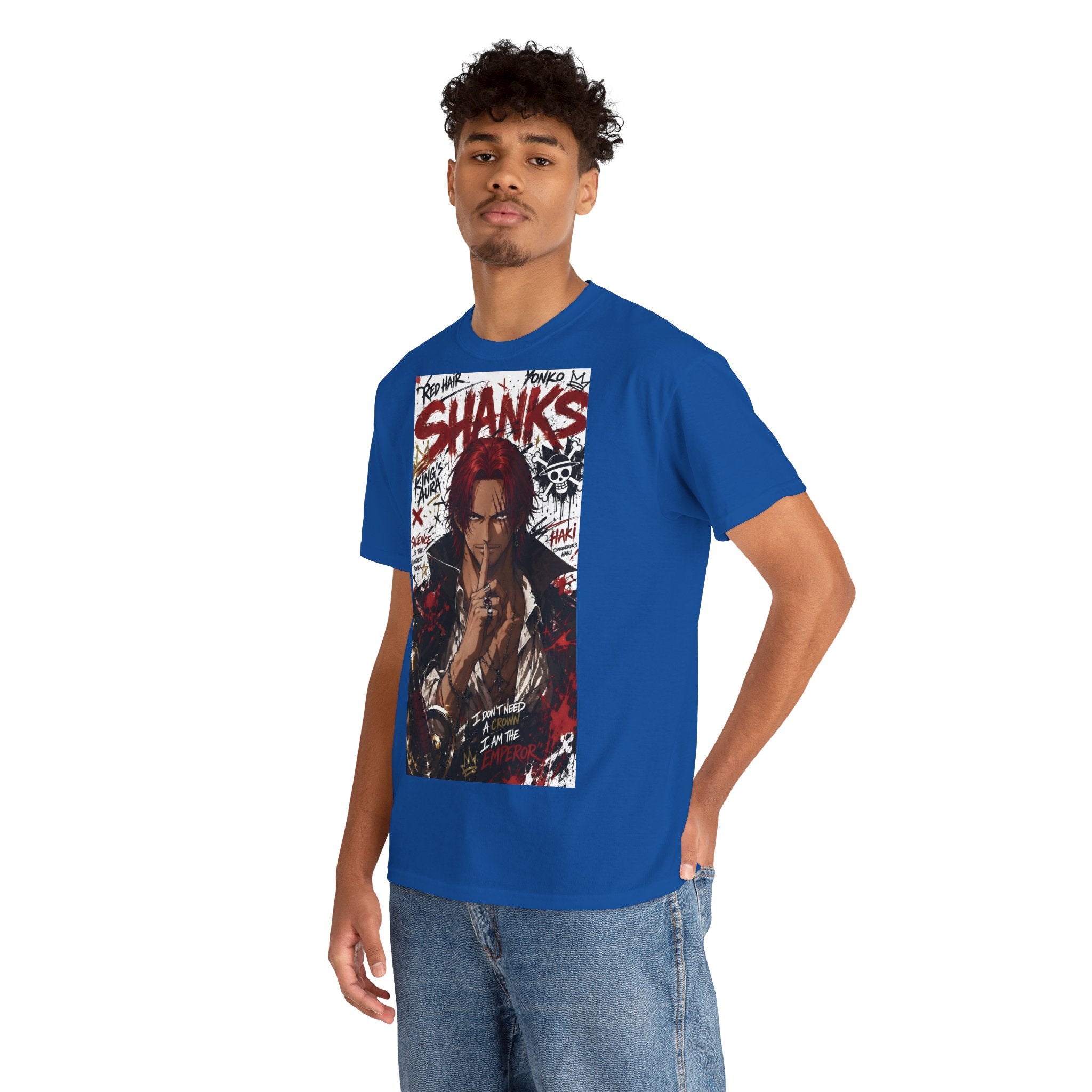Anime T-Shirt "Red-Haired Shanks Streetwear" PlusVibe (Έως 5XL)