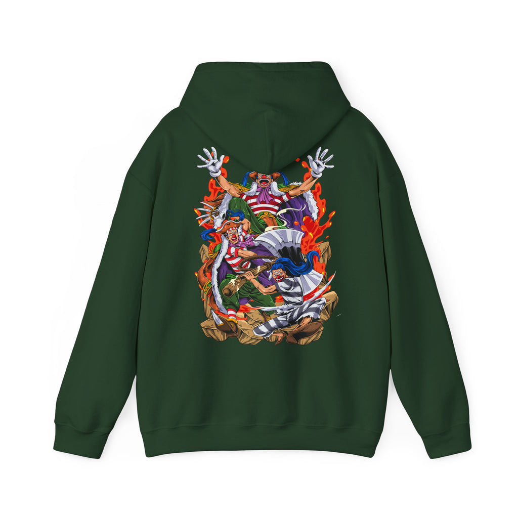 Oversized Anime Φούτερ "Buggy The Yonko" PlusVibe (Έως 5XL)