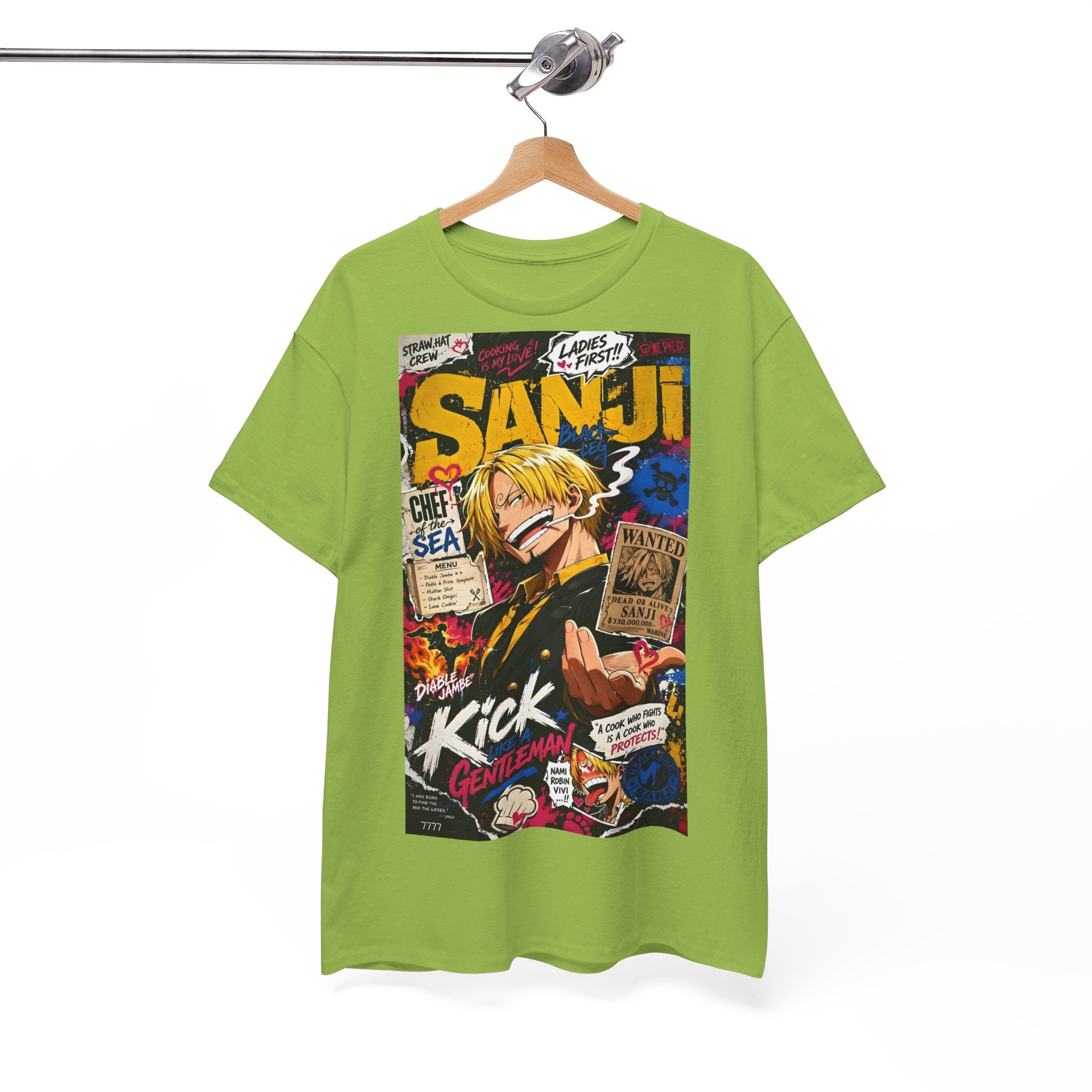 Anime T-Shirt "Vinsmoke Sanji Streetwear" PlusVibe (Έως 5XL)