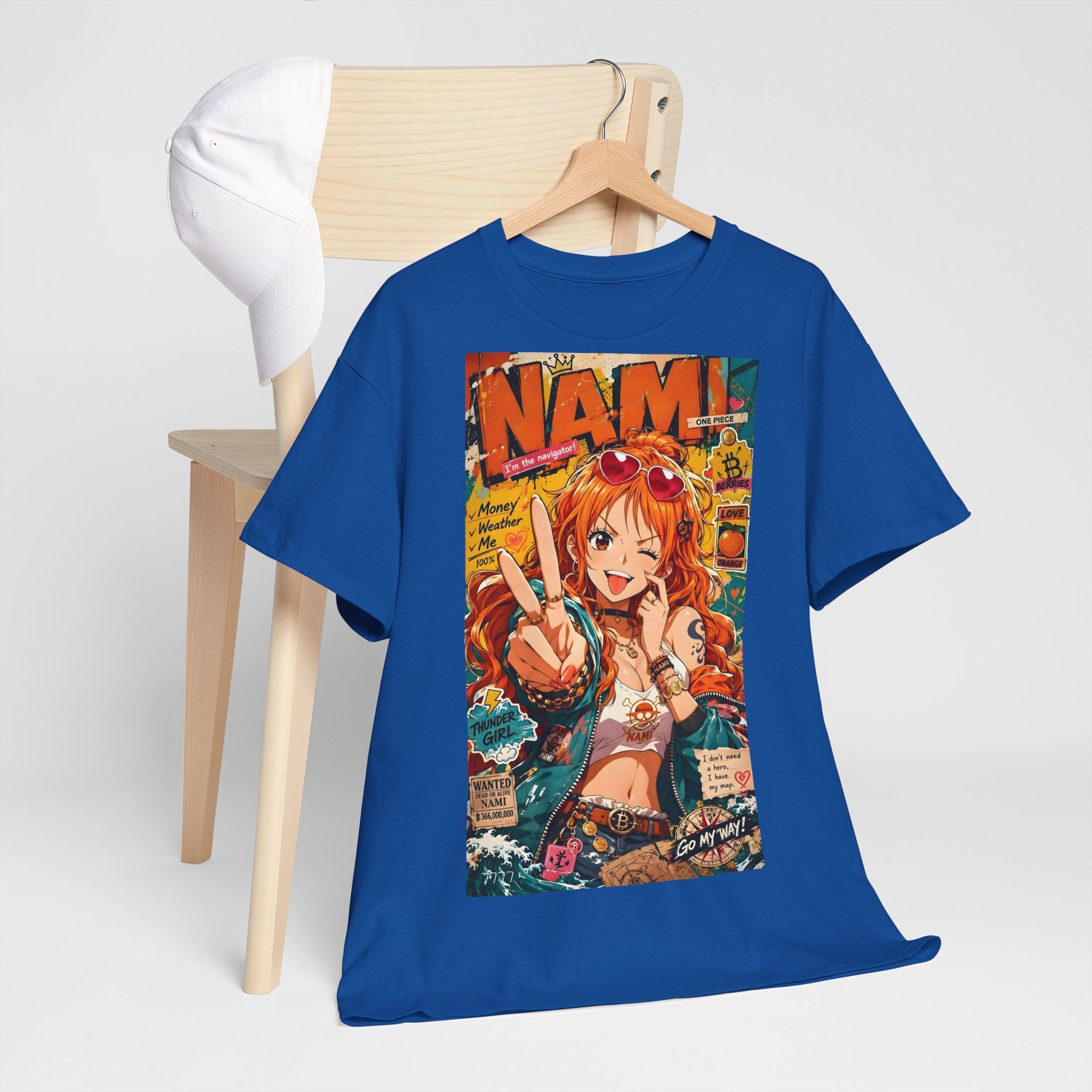 Anime T-Shirt "Nami Cat Burglar Streetwear" PlusVibe (Έως 5XL)