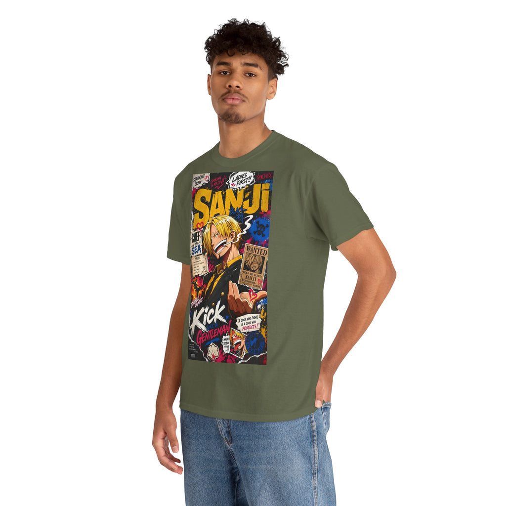 Anime T-Shirt "Vinsmoke Sanji Streetwear" PlusVibe (Έως 5XL)
