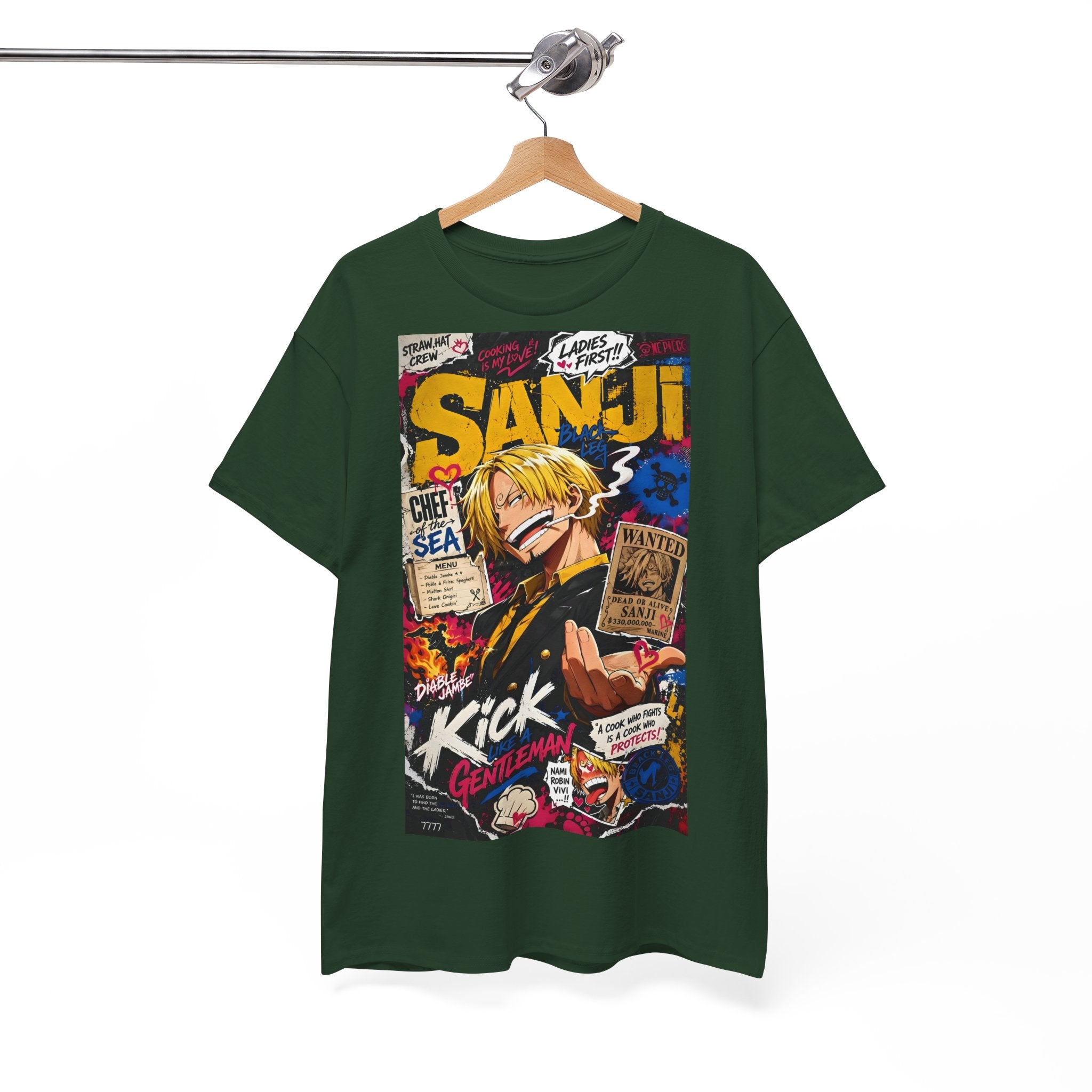 Anime T-Shirt "Vinsmoke Sanji Streetwear" PlusVibe (Έως 5XL)