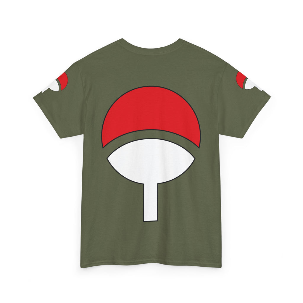 Graphic Anime Μπλούζα Sasuke – Premium Uchiha Clan Logo Tee