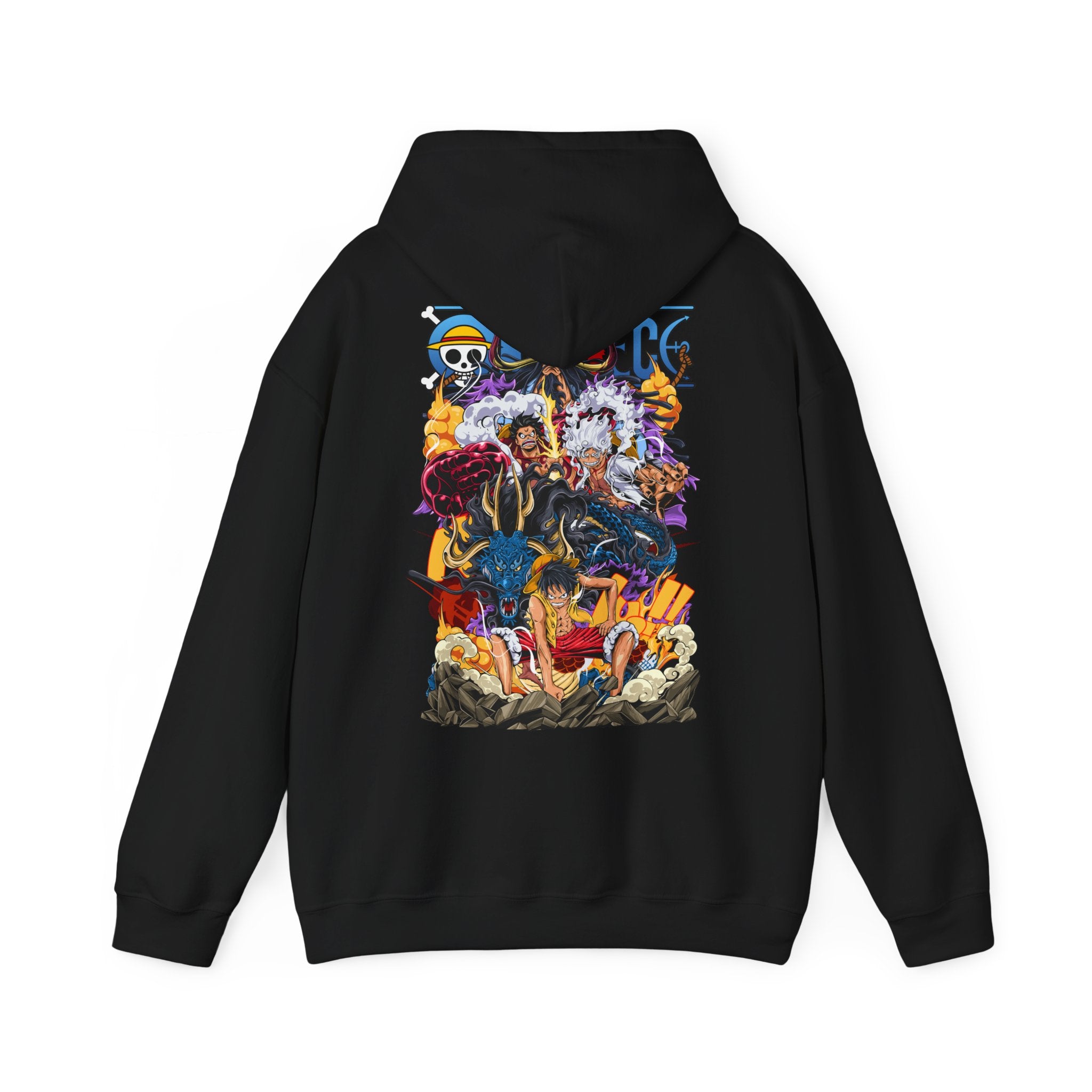 Oversized Φούτερ Luffy Gears Evolution – Unisex Comfort Fit