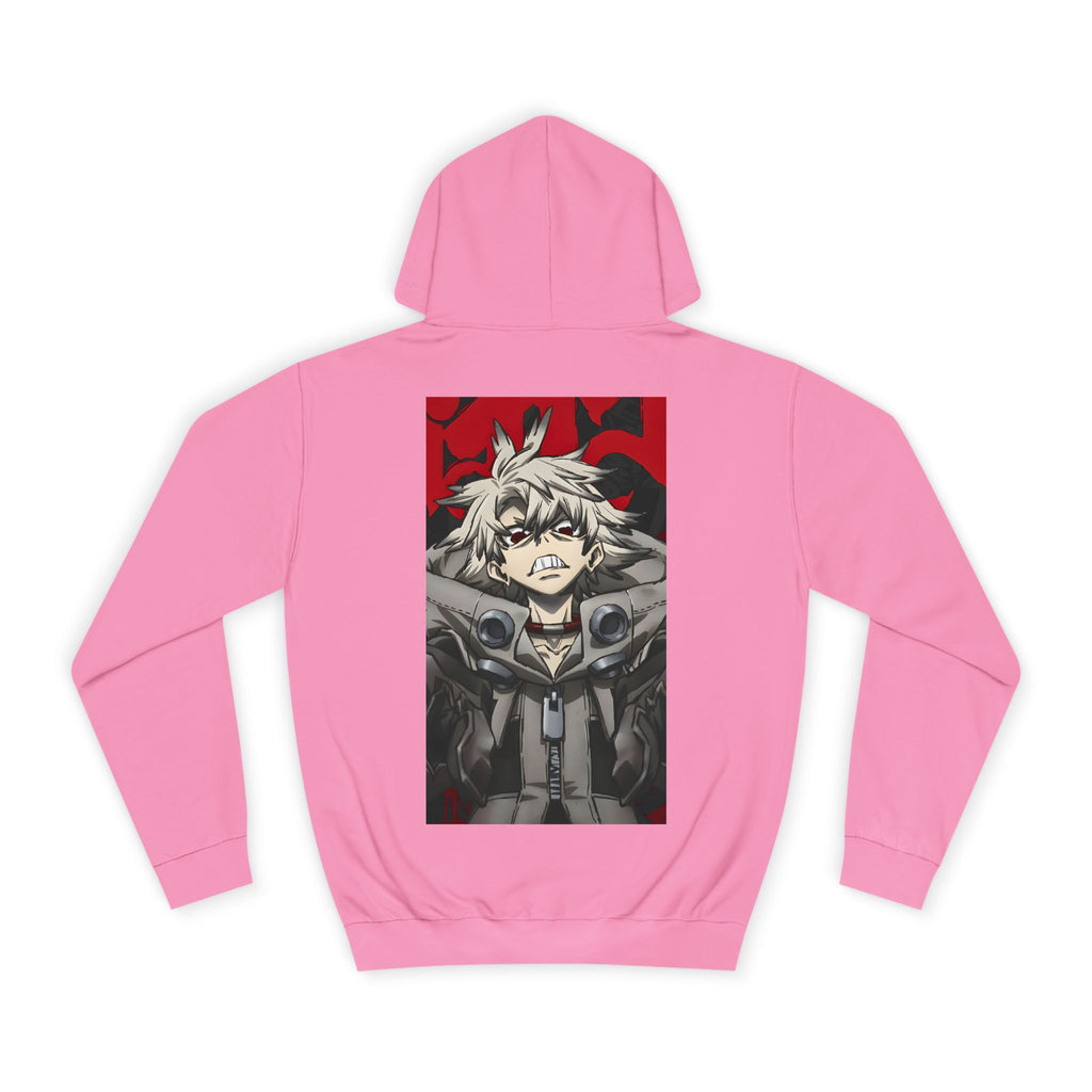 Anime Hoodie "Rudo Crimson Rage" PlusVibe (Έως 5XL)