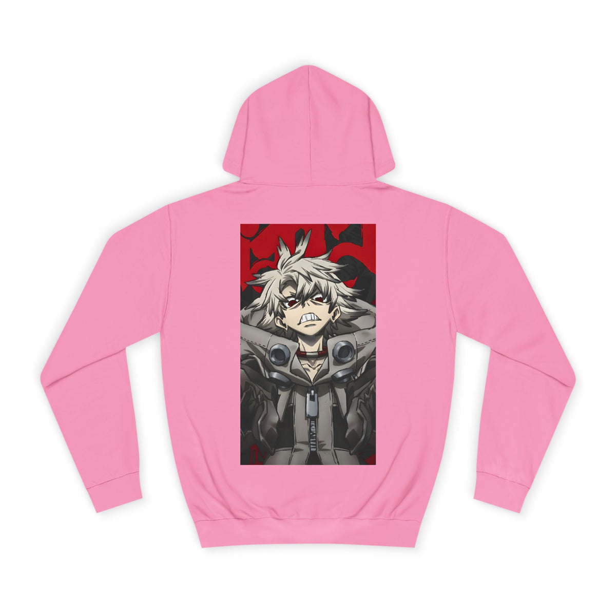 Anime Hoodie "Rudo Crimson Rage" PlusVibe (Έως 5XL)