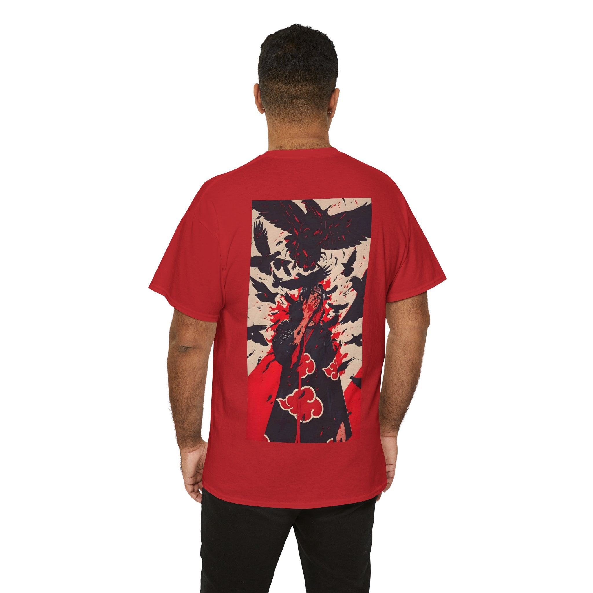 Anime T-Shirt "Itachi Uchiha Crow Illusion" PlusVibe (Έως 5XL)