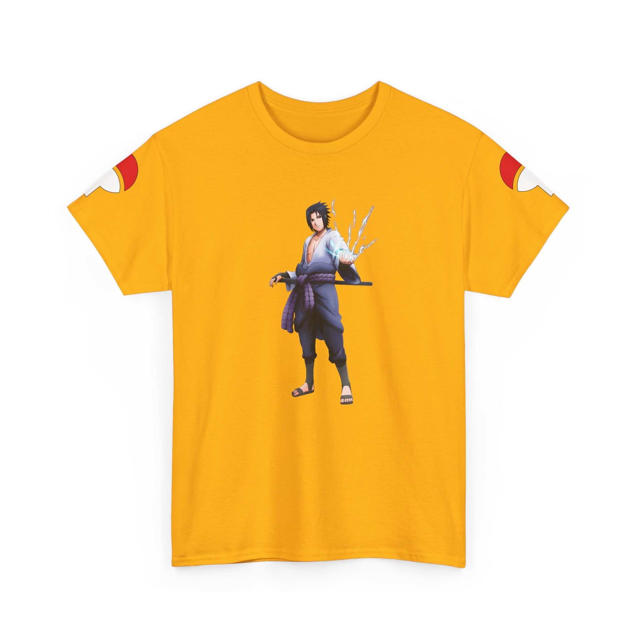 Graphic Anime Μπλούζα Sasuke – Premium Uchiha Clan Logo Tee