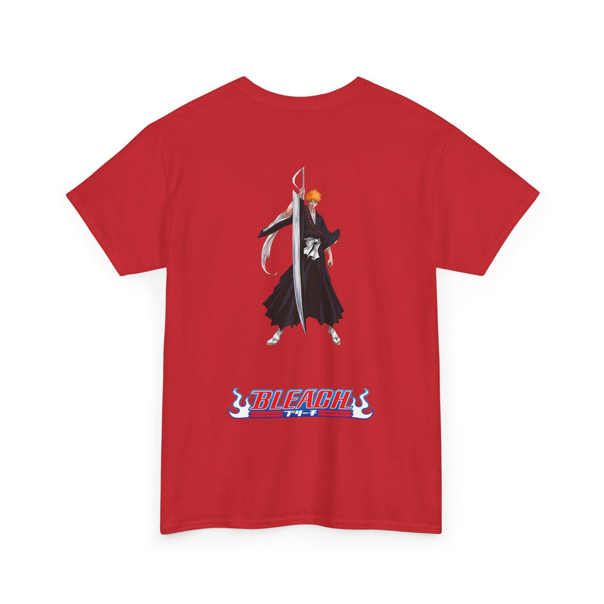 Anime T-Shirt Bleach "Ichigo Kurosaki" Back Graphic PlusVibe (Έως 5XL)