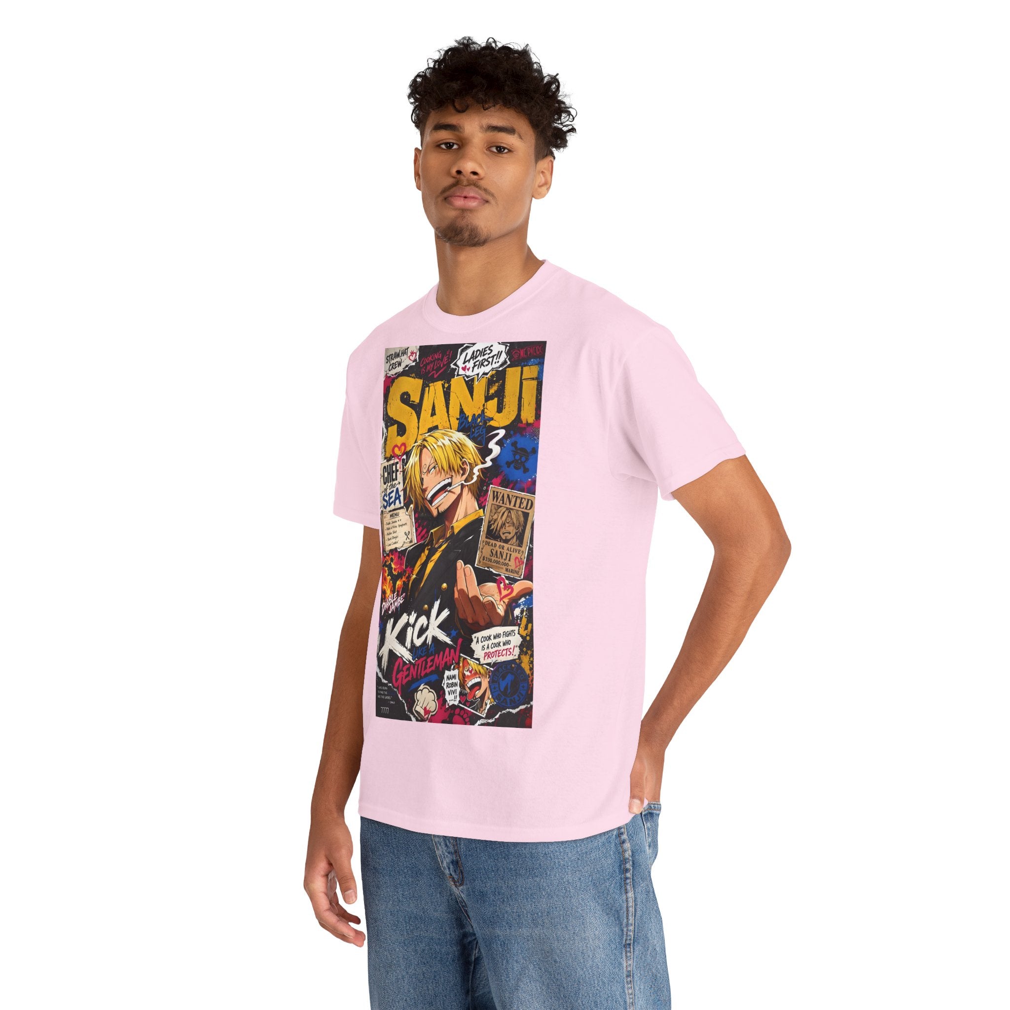 Anime T-Shirt "Vinsmoke Sanji Streetwear" PlusVibe (Έως 5XL)