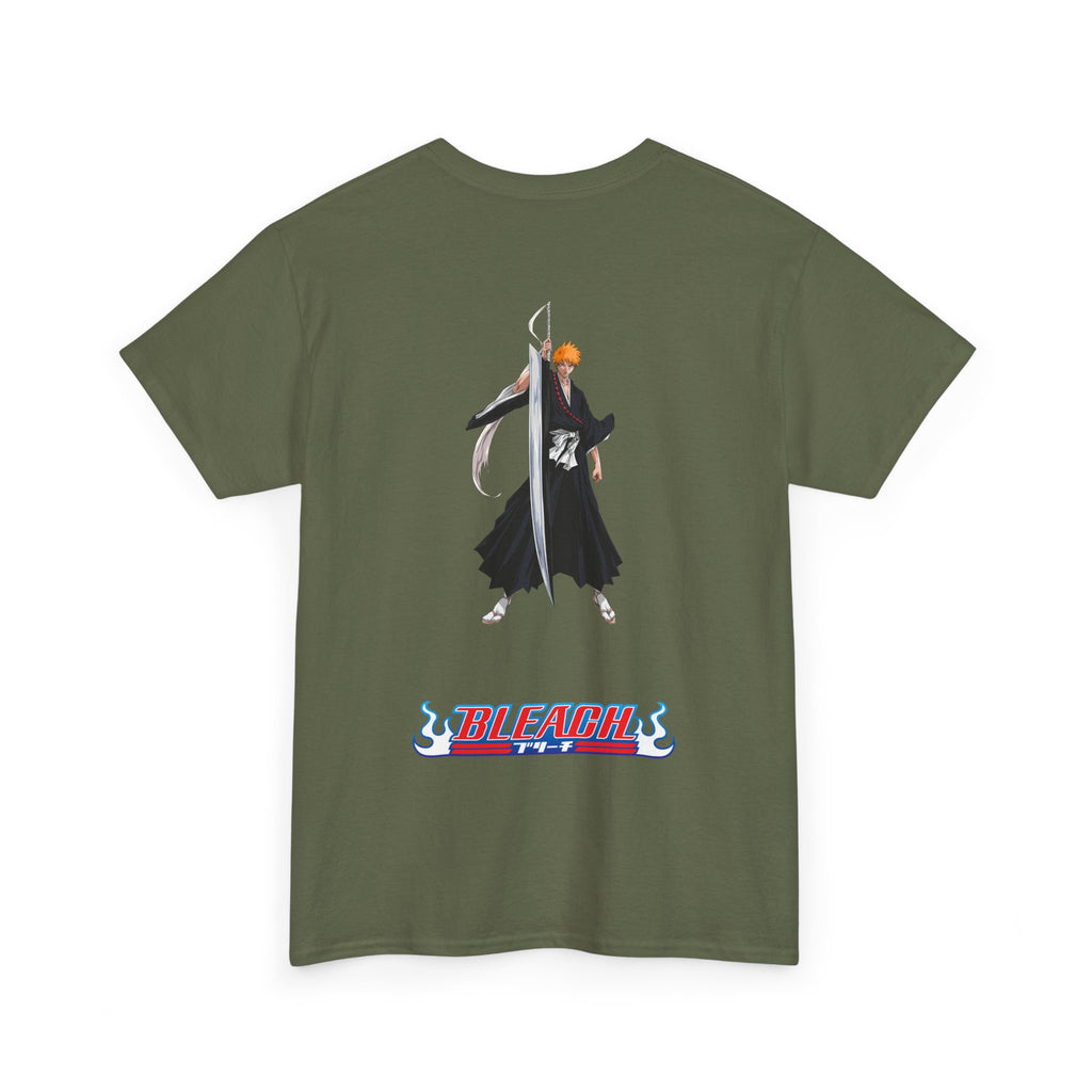 Anime T-Shirt Bleach "Ichigo Kurosaki" Back Graphic PlusVibe (Έως 5XL)