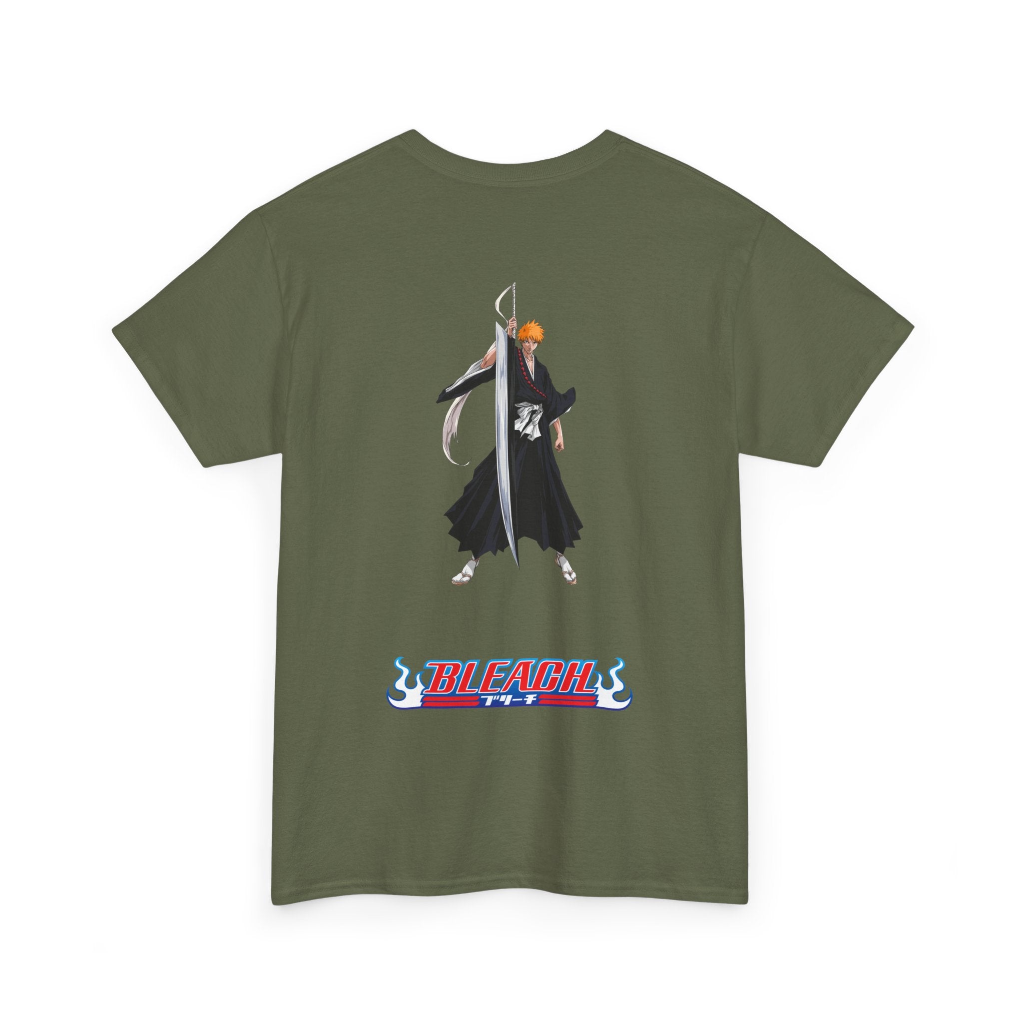 Anime T-Shirt Bleach "Ichigo Kurosaki" Back Graphic PlusVibe (Έως 5XL)