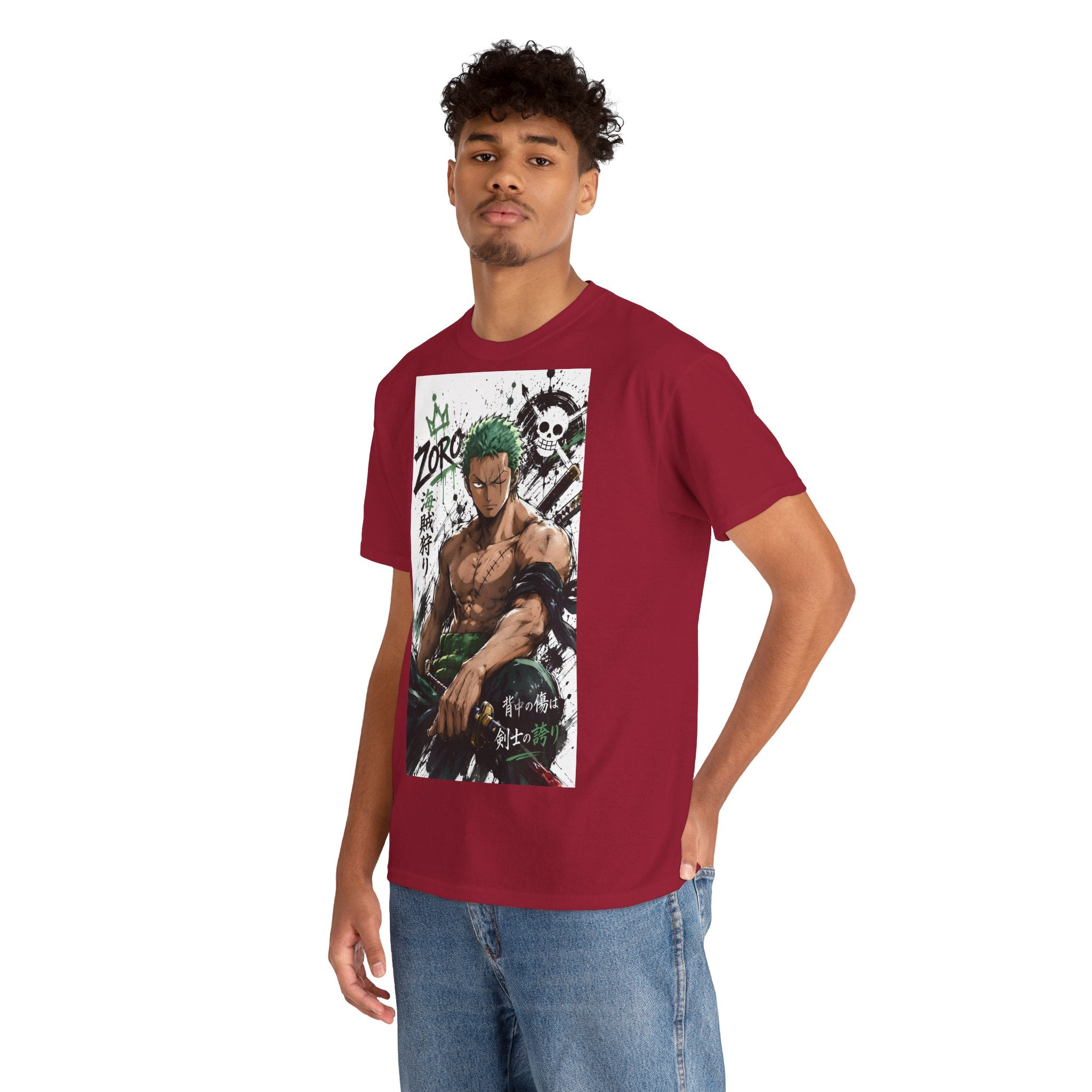 Anime T-Shirt "Roronoa Zoro Streetwear" PlusVibe (Έως 5XL)