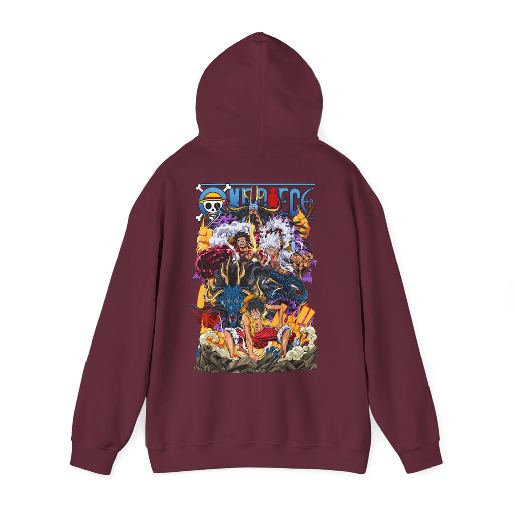 Oversized Φούτερ Luffy Gears Evolution – Unisex Comfort Fit